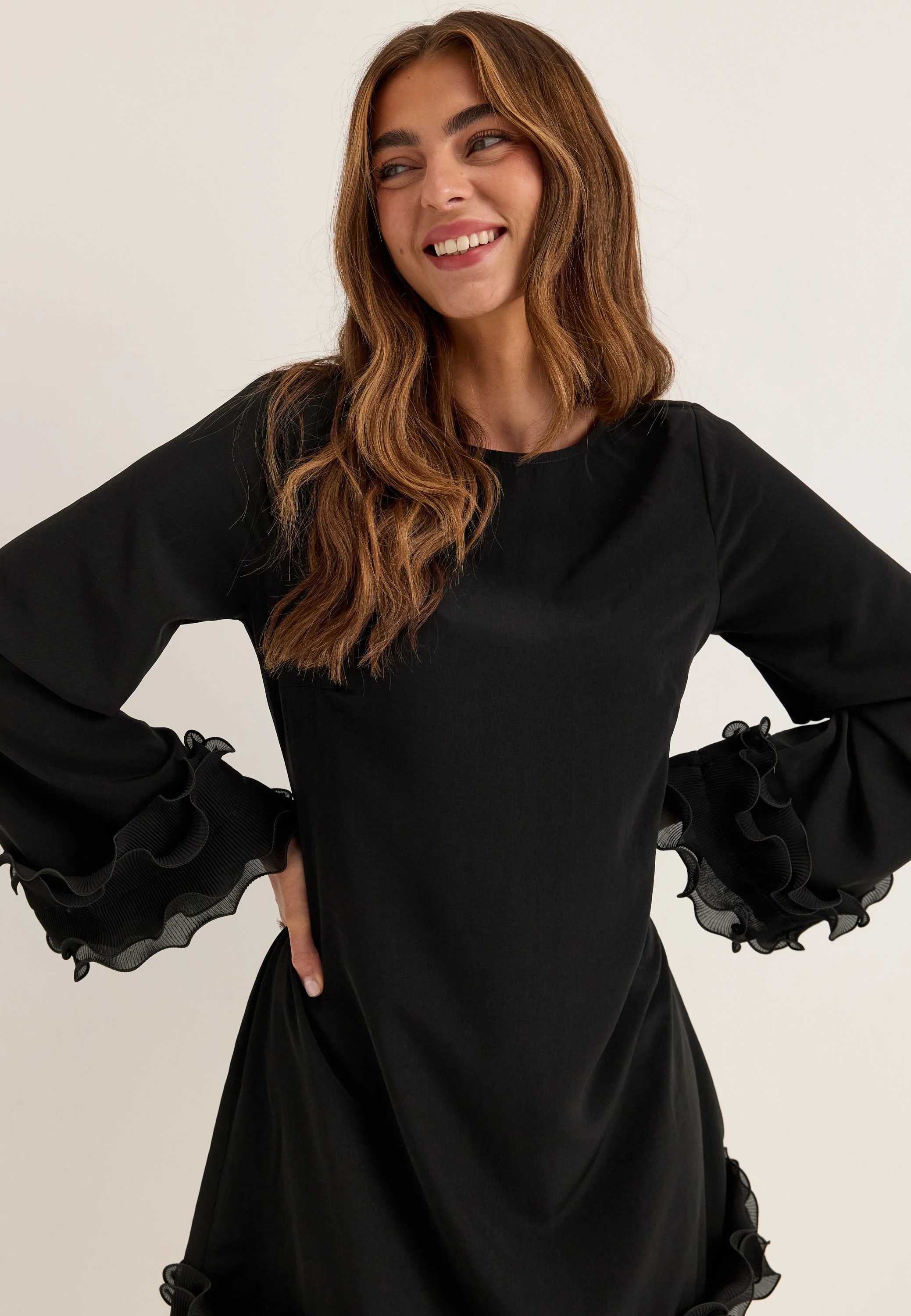 A-line Flounce Dress - Image 5
