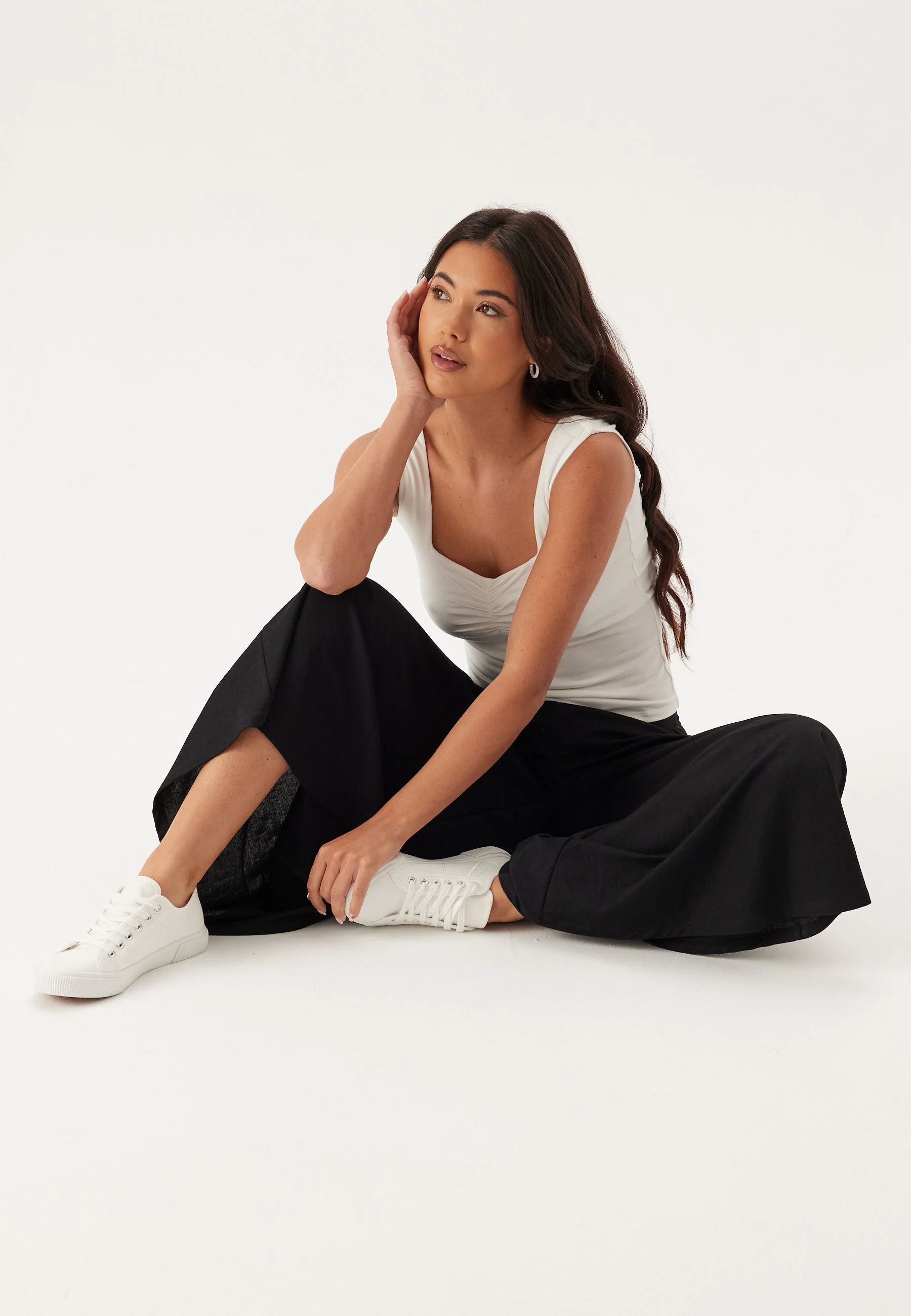 Ankle Soft Wide Leg Pants - Image 3