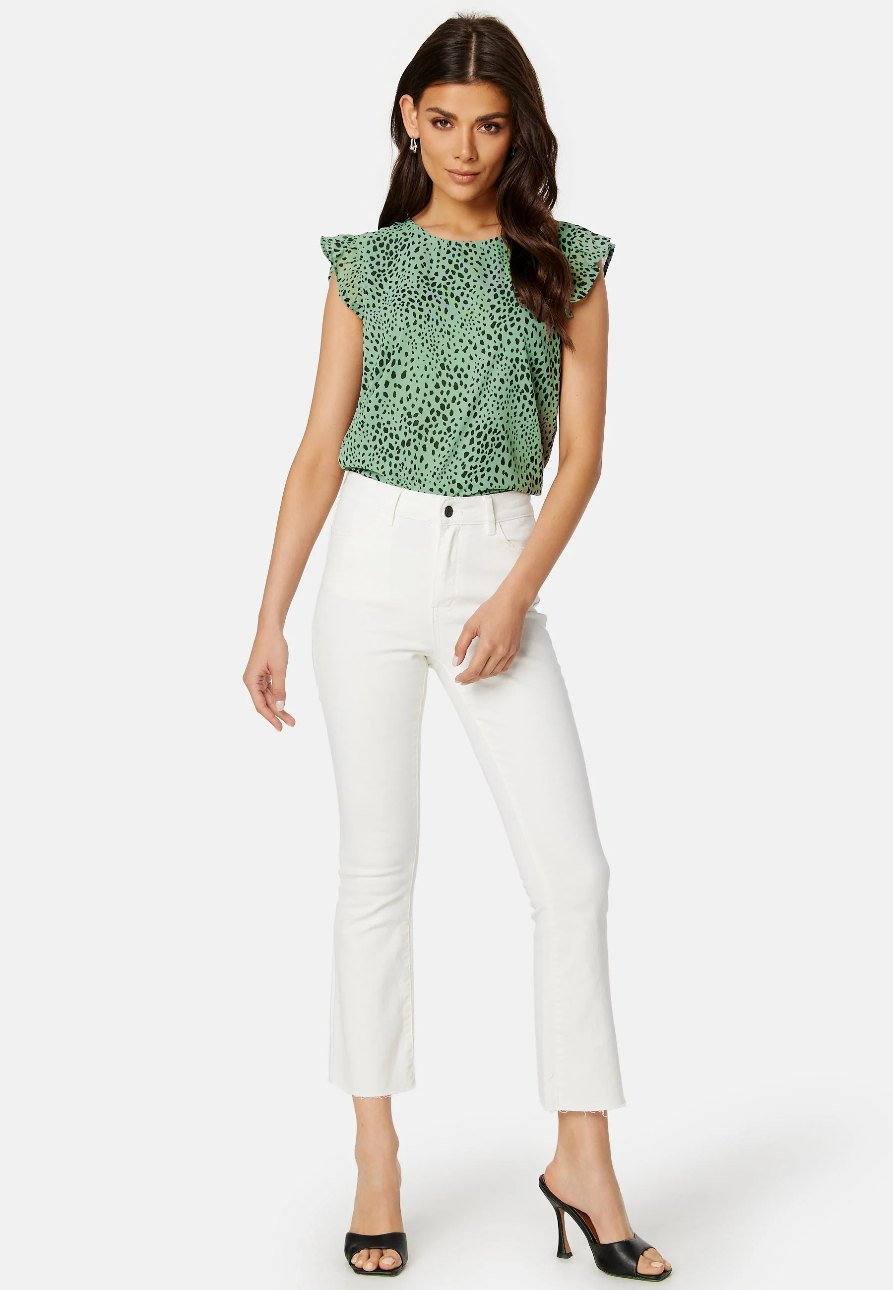 Ann Star S/L Frill Top - Image 2