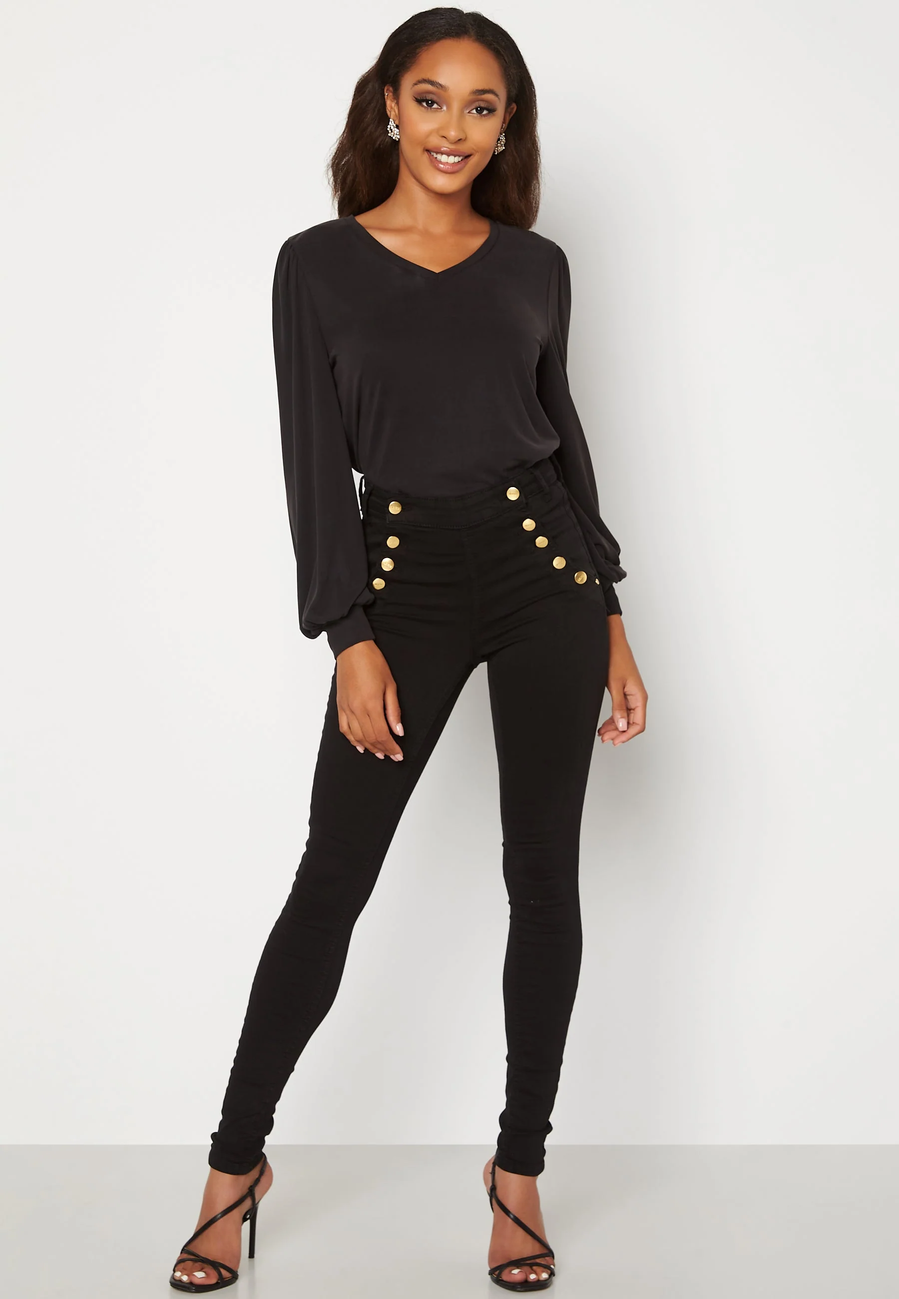 Annie L/S V-Neck Top - Image 2