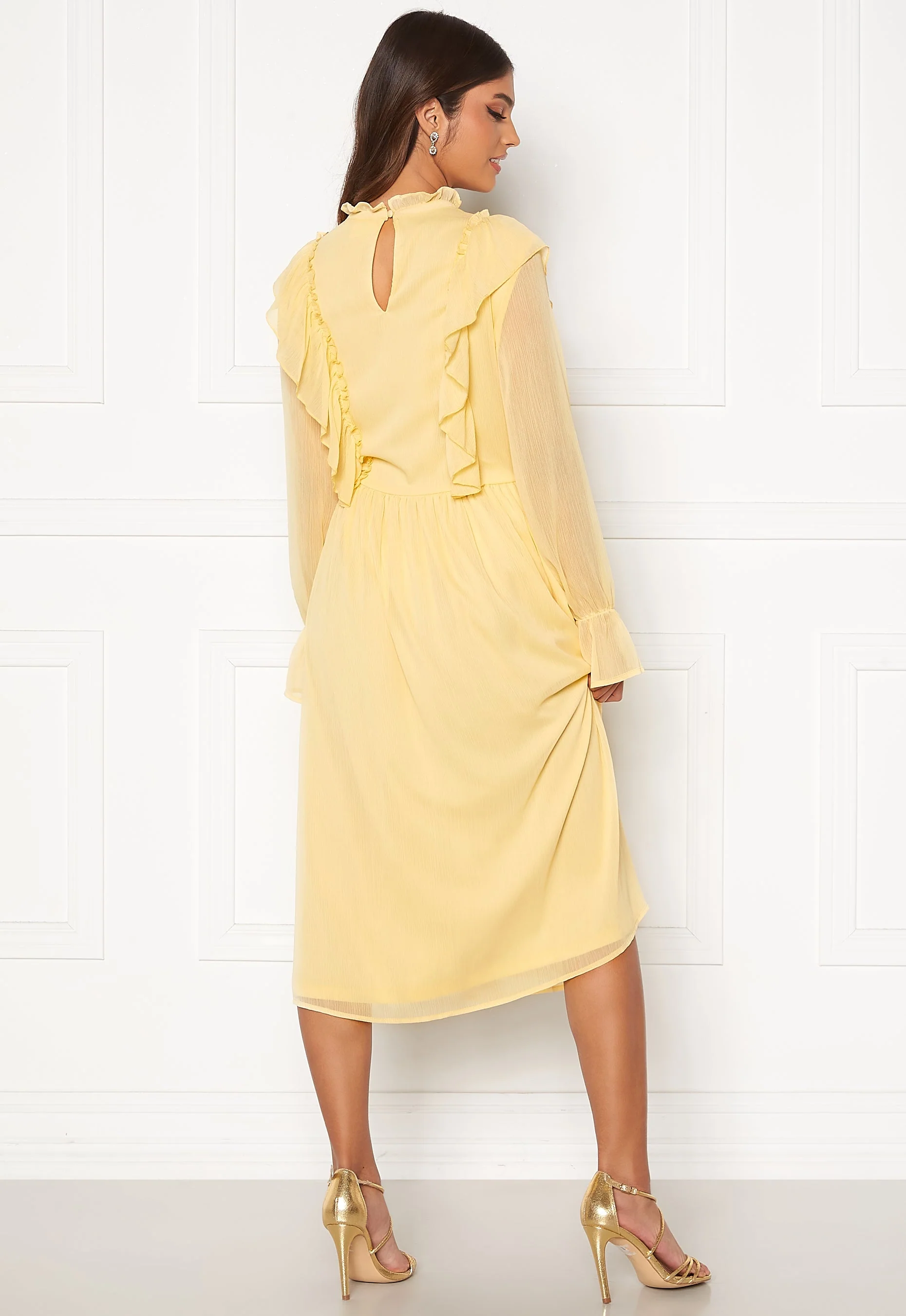 Ashlynn Highneck L/S Dress - Image 3