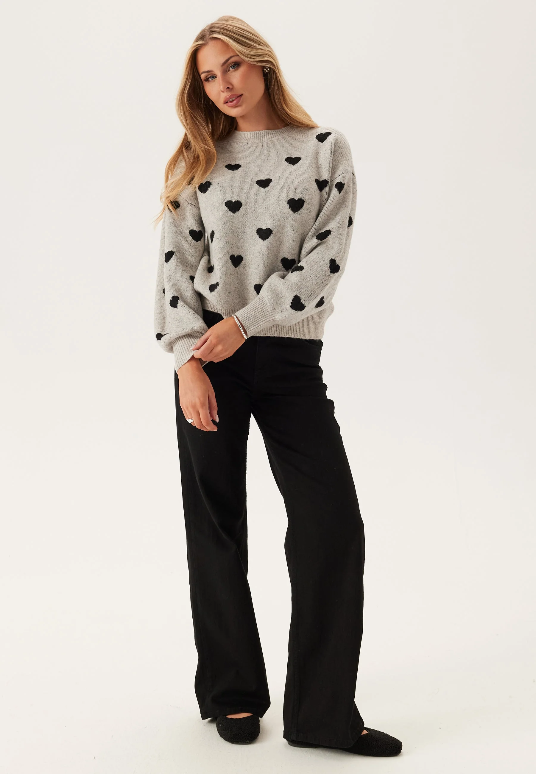 Awheart Ls O-neck Knit - Image 4
