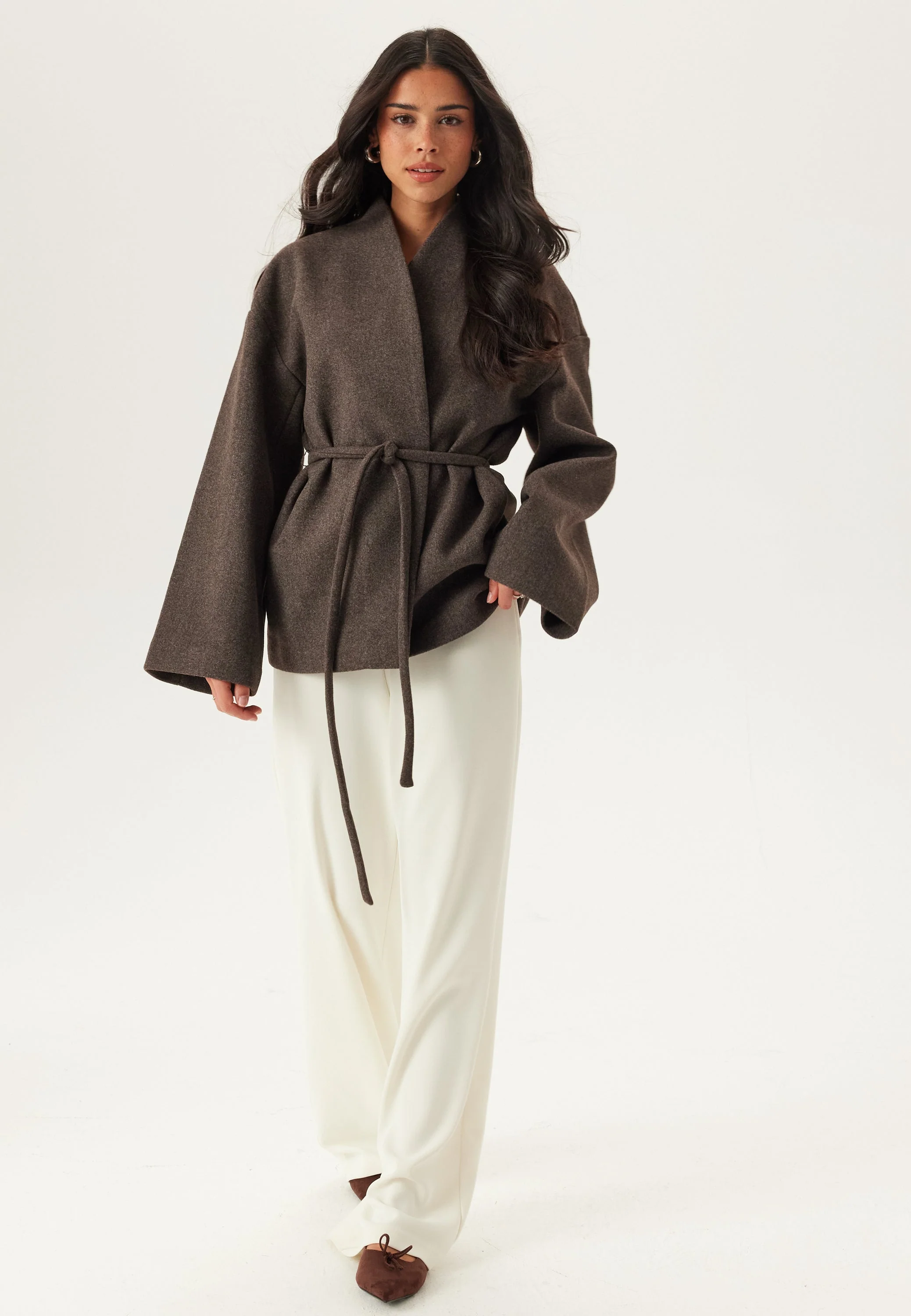 Awsijina Ls V-neck Short Jacket - Image 3