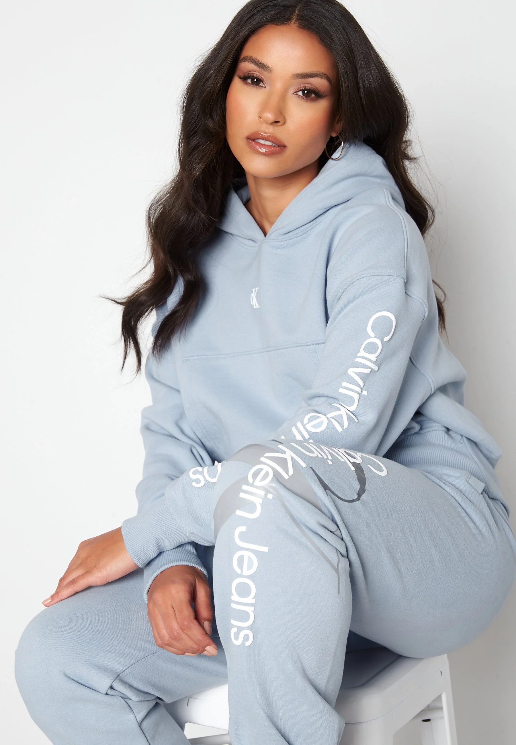 Back Two Tone Monogram Hoodie