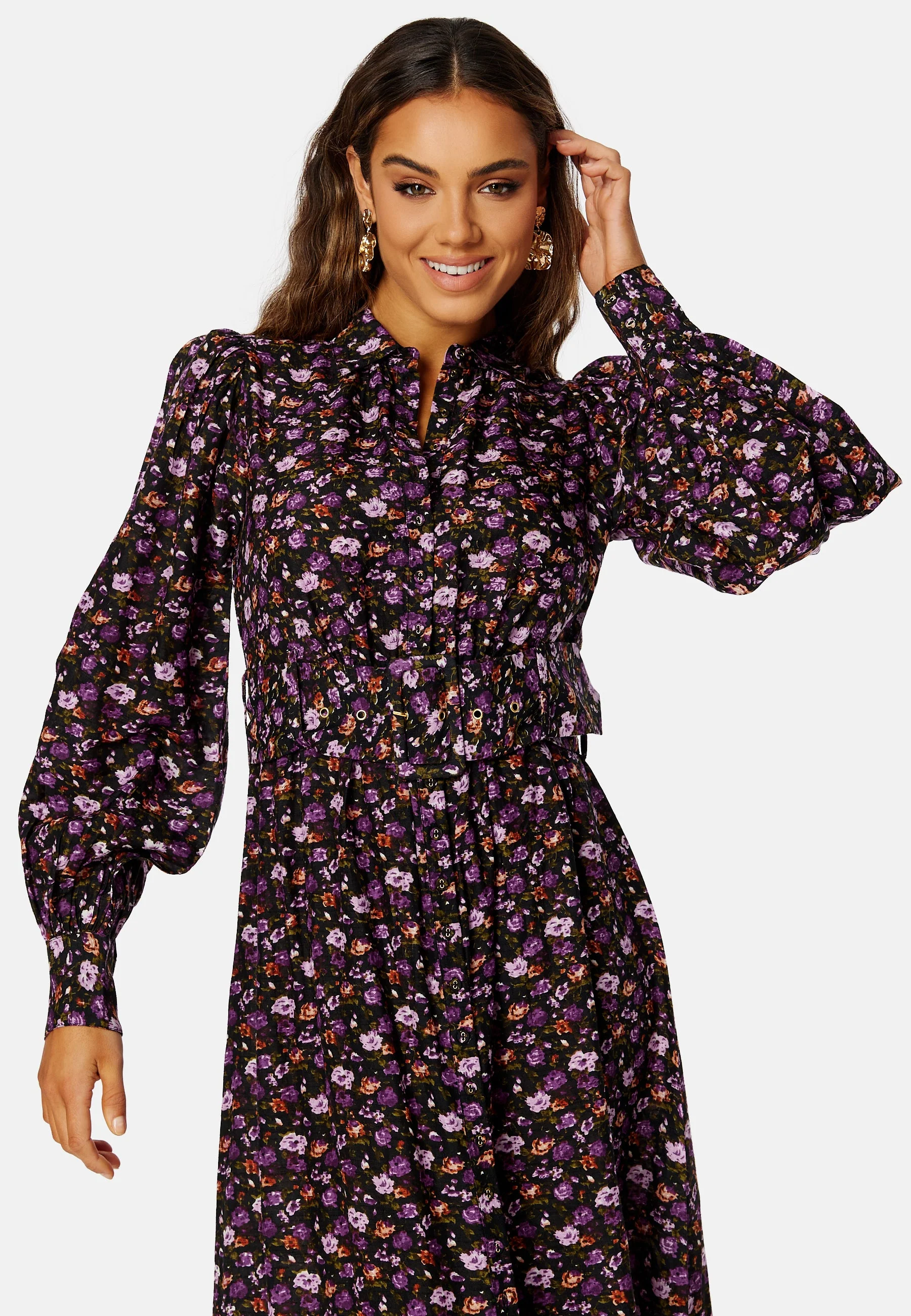 Boho Button Down Dress - Image 3