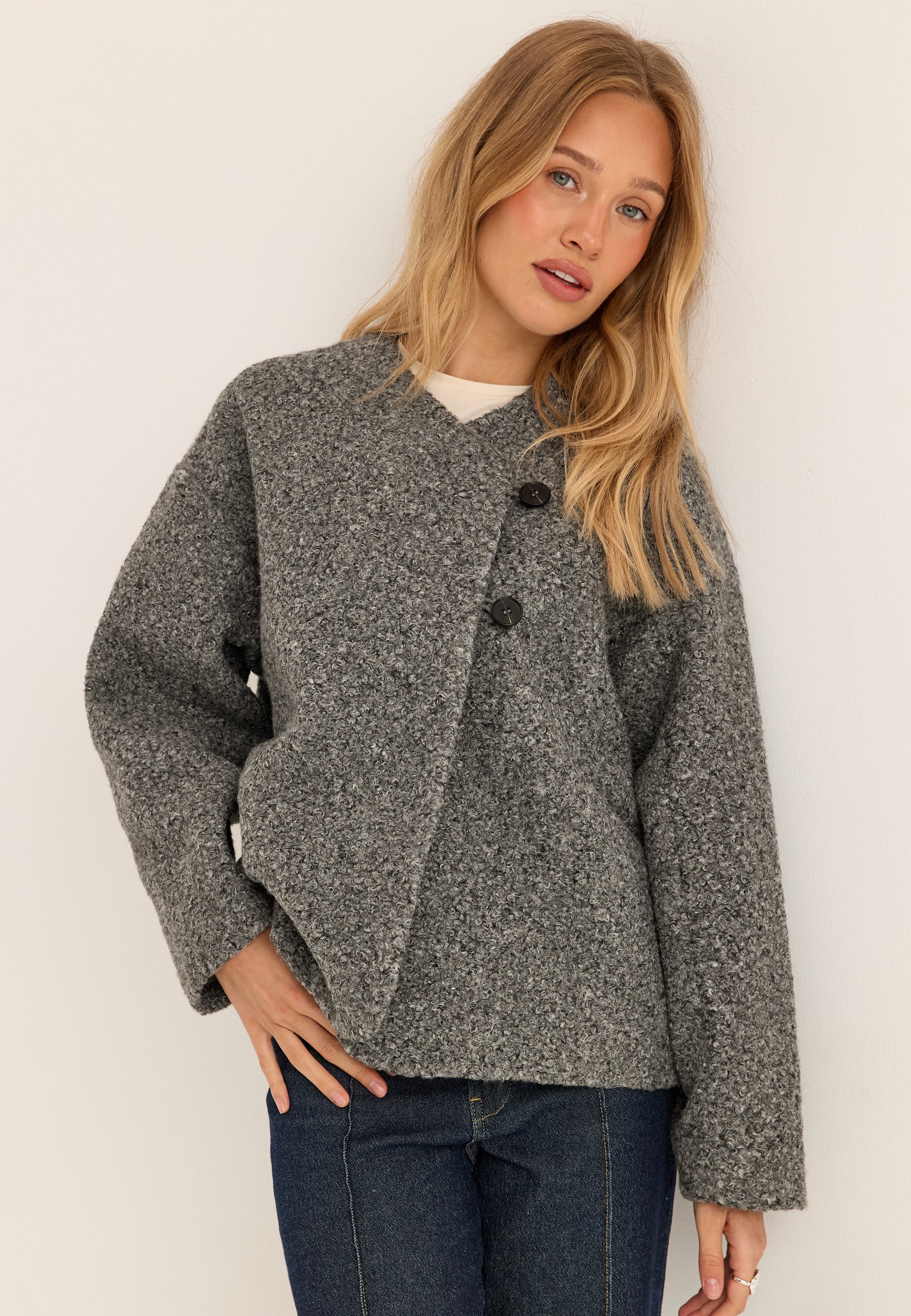 Bouclé Short Jacket - Image 4