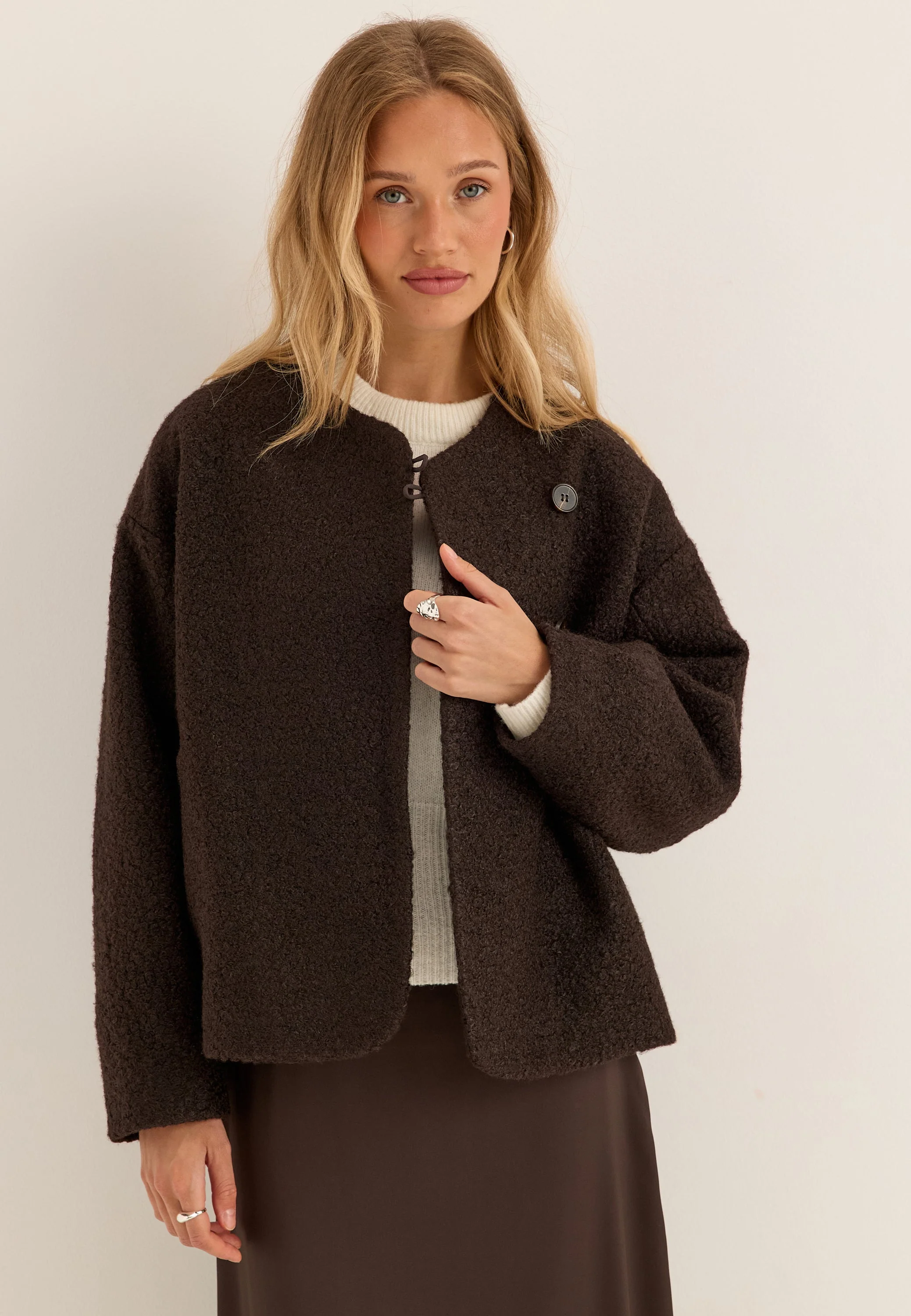 Bouclé Short Jacket - Image 4