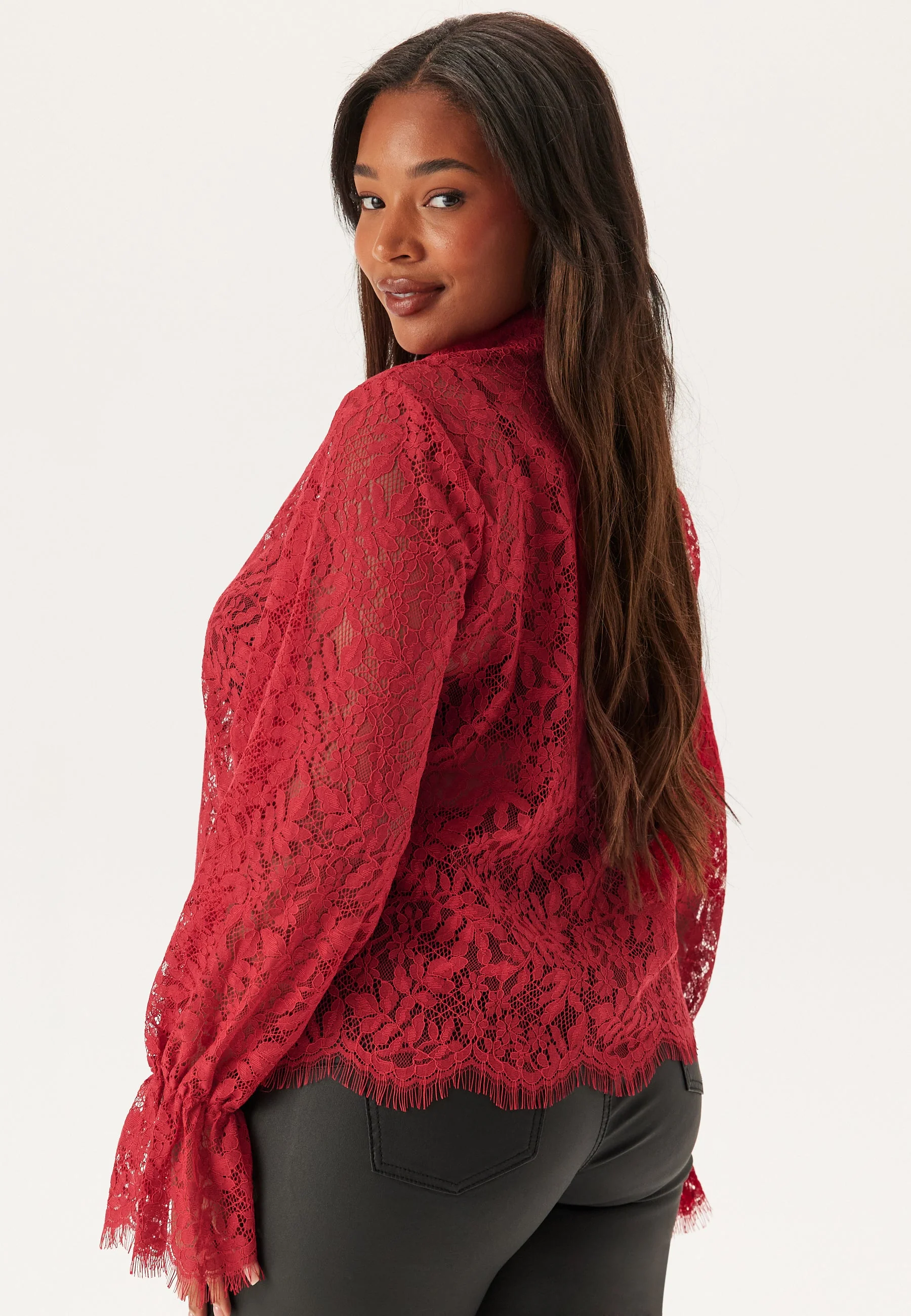 Buttoned Lace Shirt - Image 7