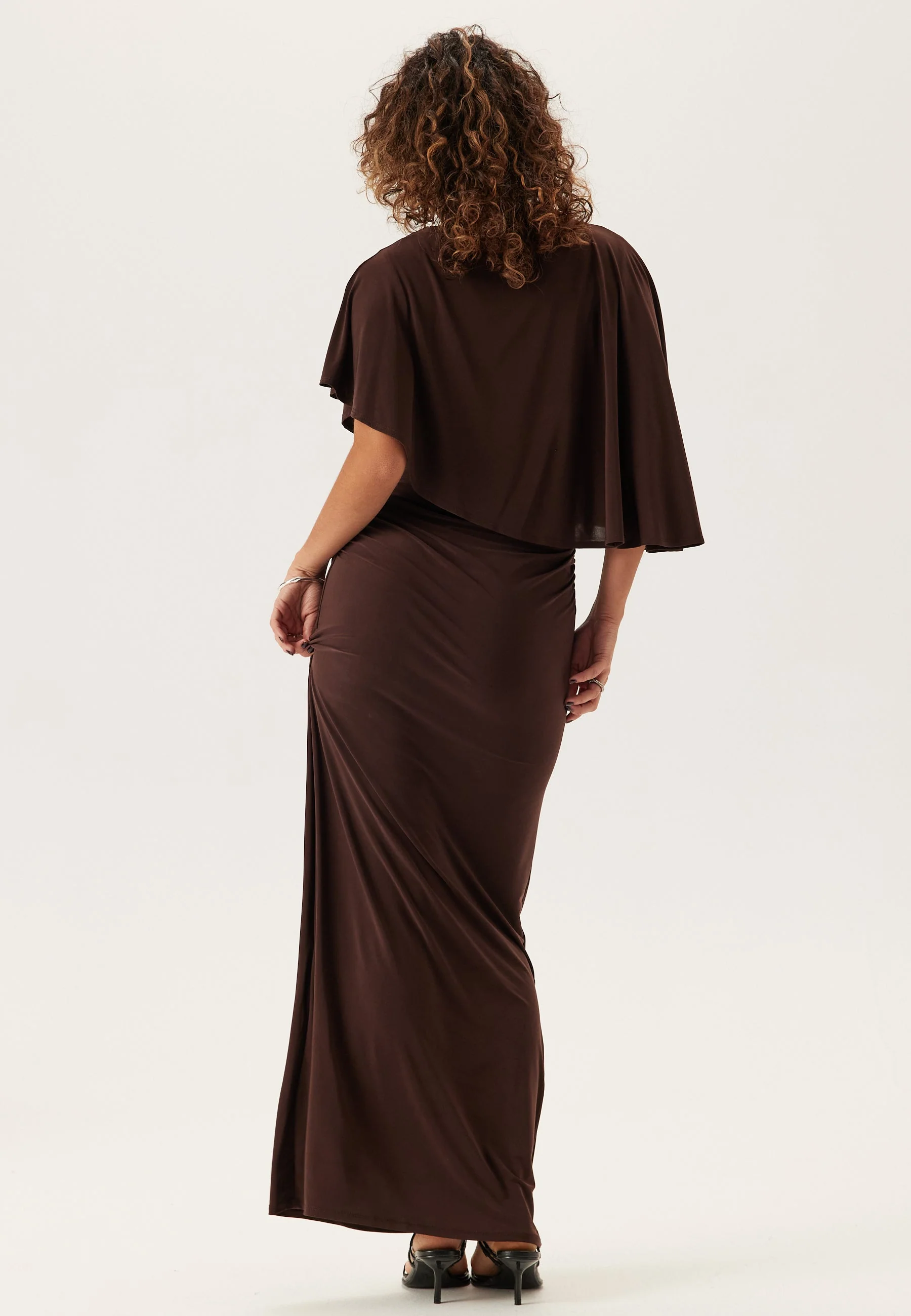 Cape Soft Maxi Dress - Image 6