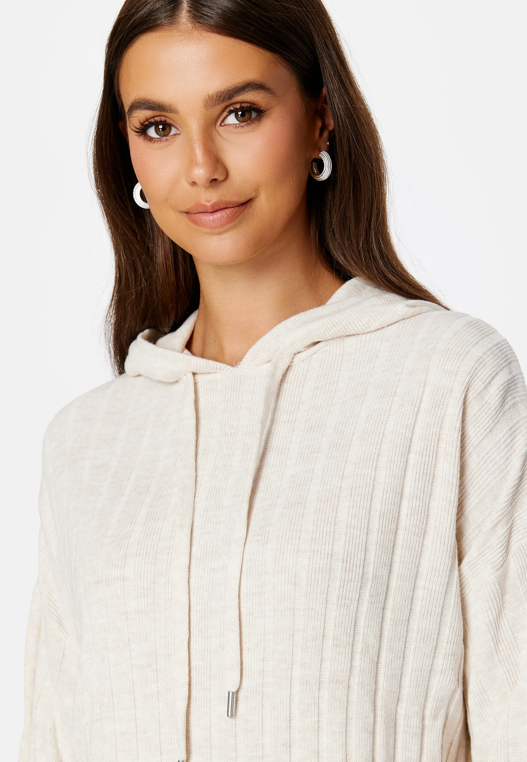 Carey L/S Long Hood Dress - Image 3