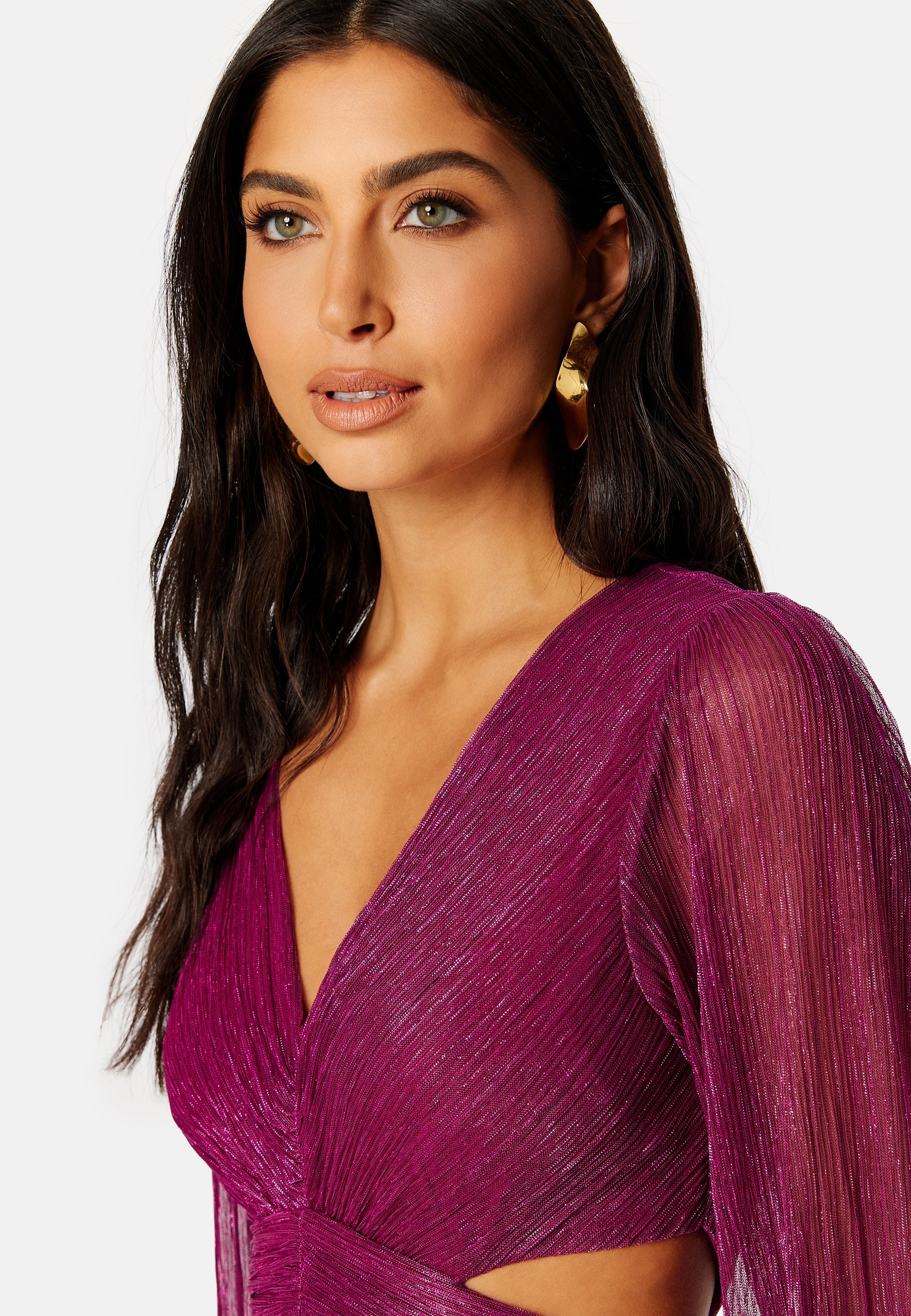 Cassandra Cut Out Plisse Dress - Image 4
