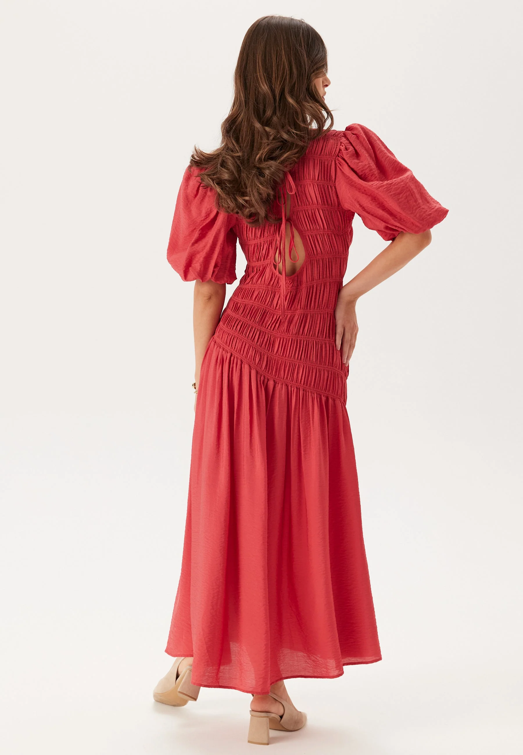 CC Puff Sleeve Smock Dress - Image 6