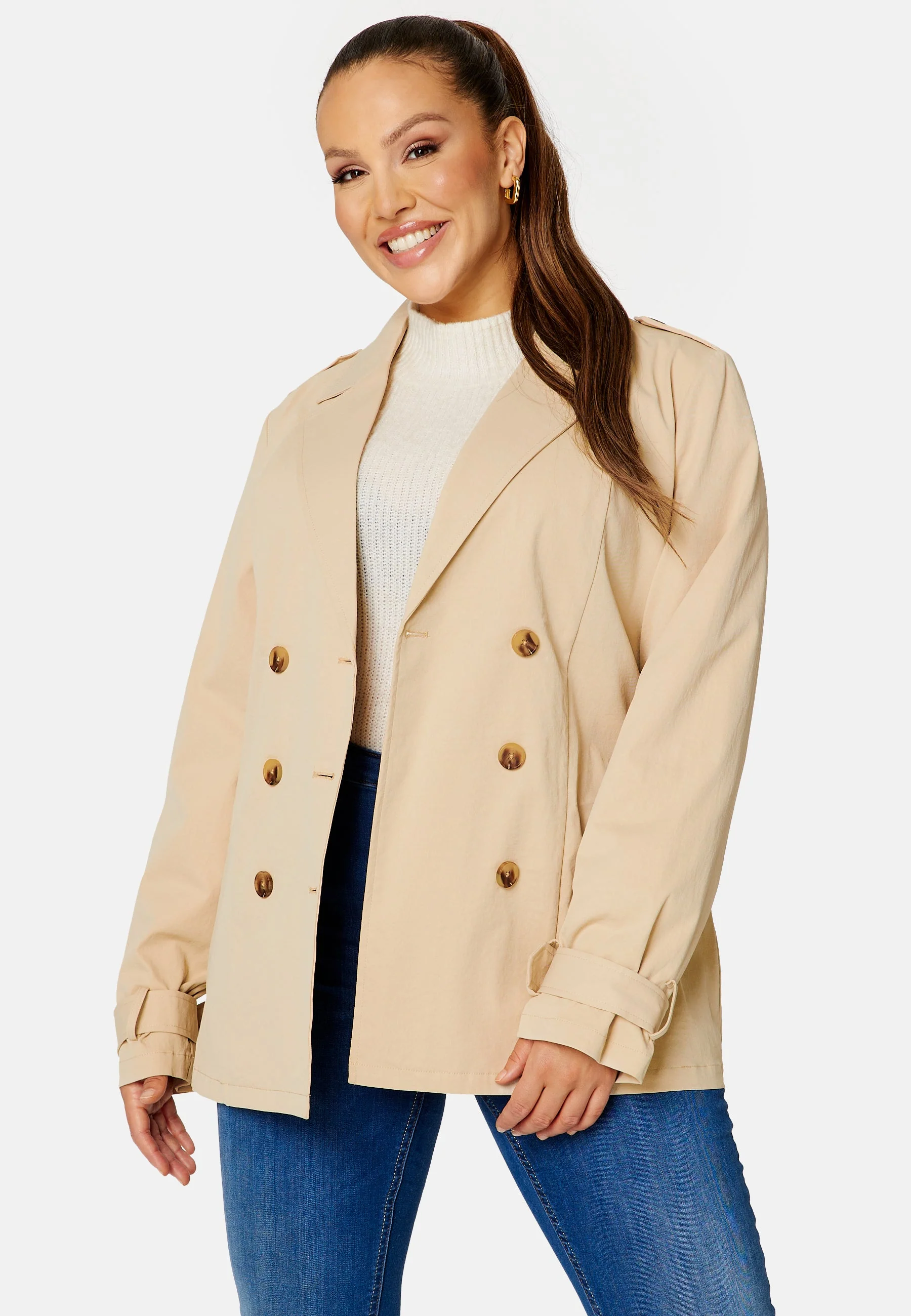Cendra Short Trench Coat - Image 8