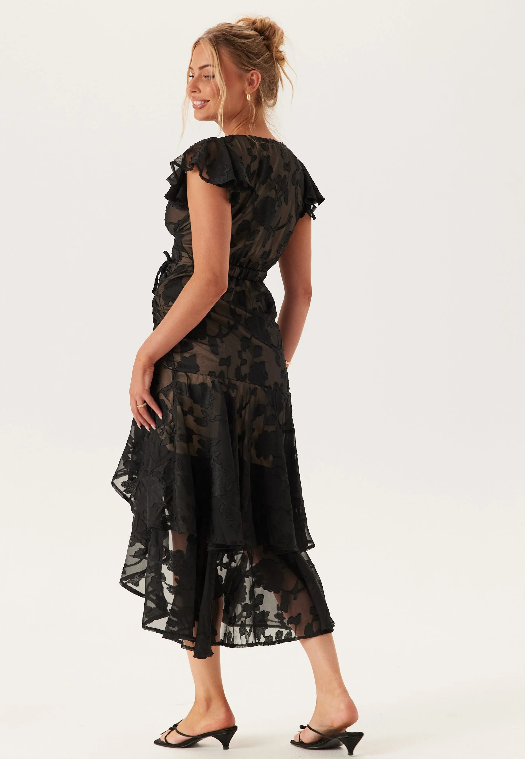 Chiffon Flutter High Low Dress - Image 2