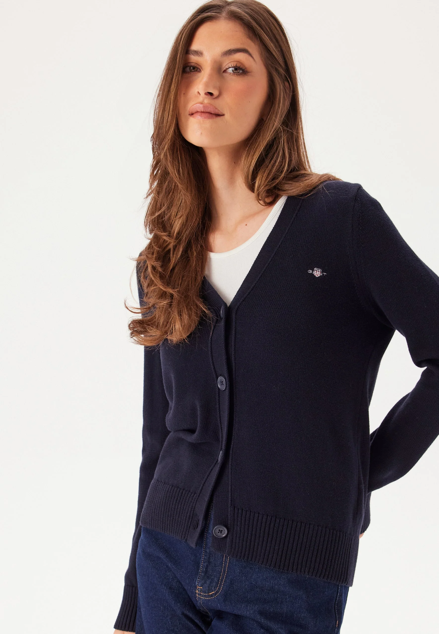 Classic Cotton Cardigan - Image 2