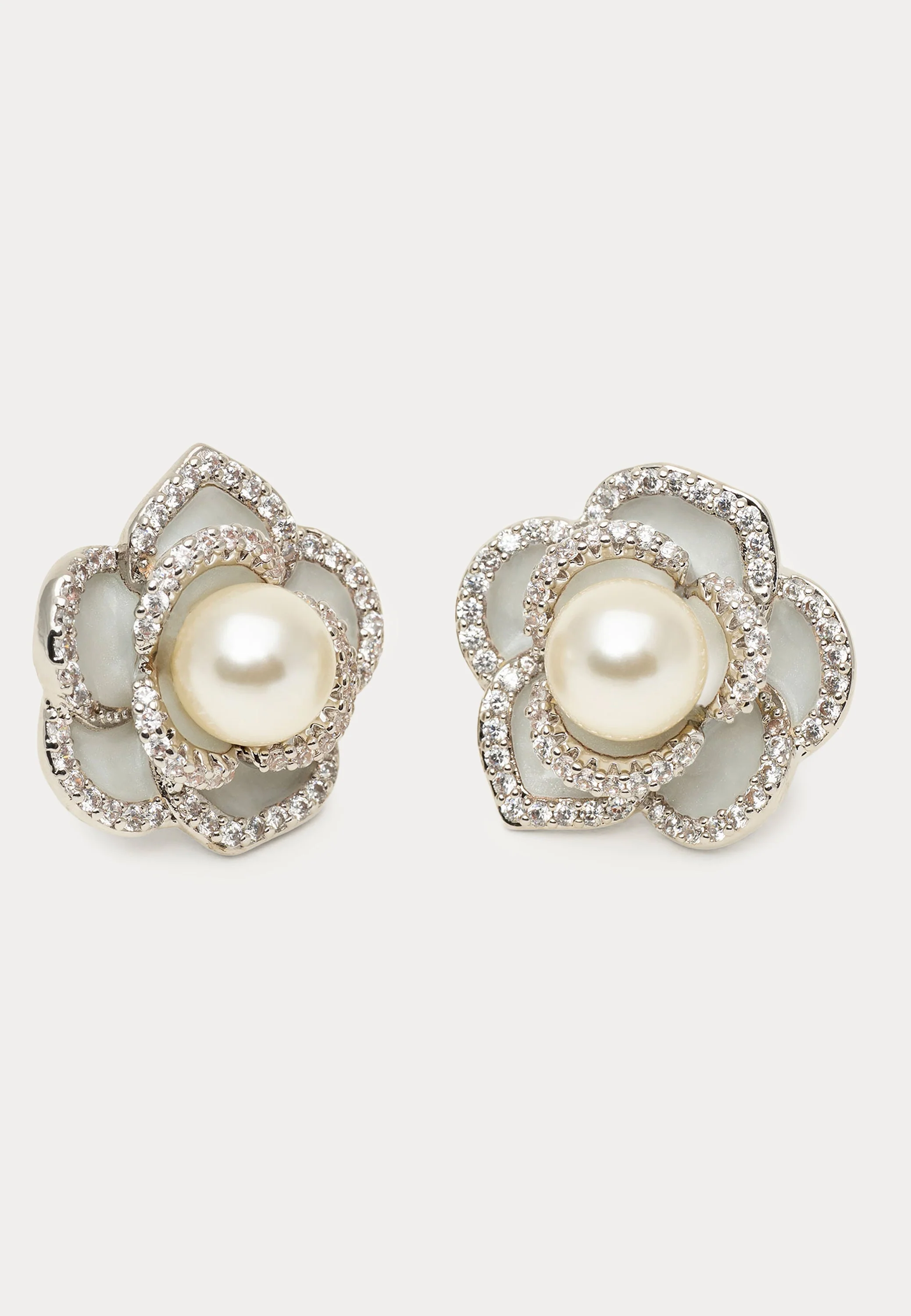 Coco Rose Earrings - Ivory Mist - Image 3