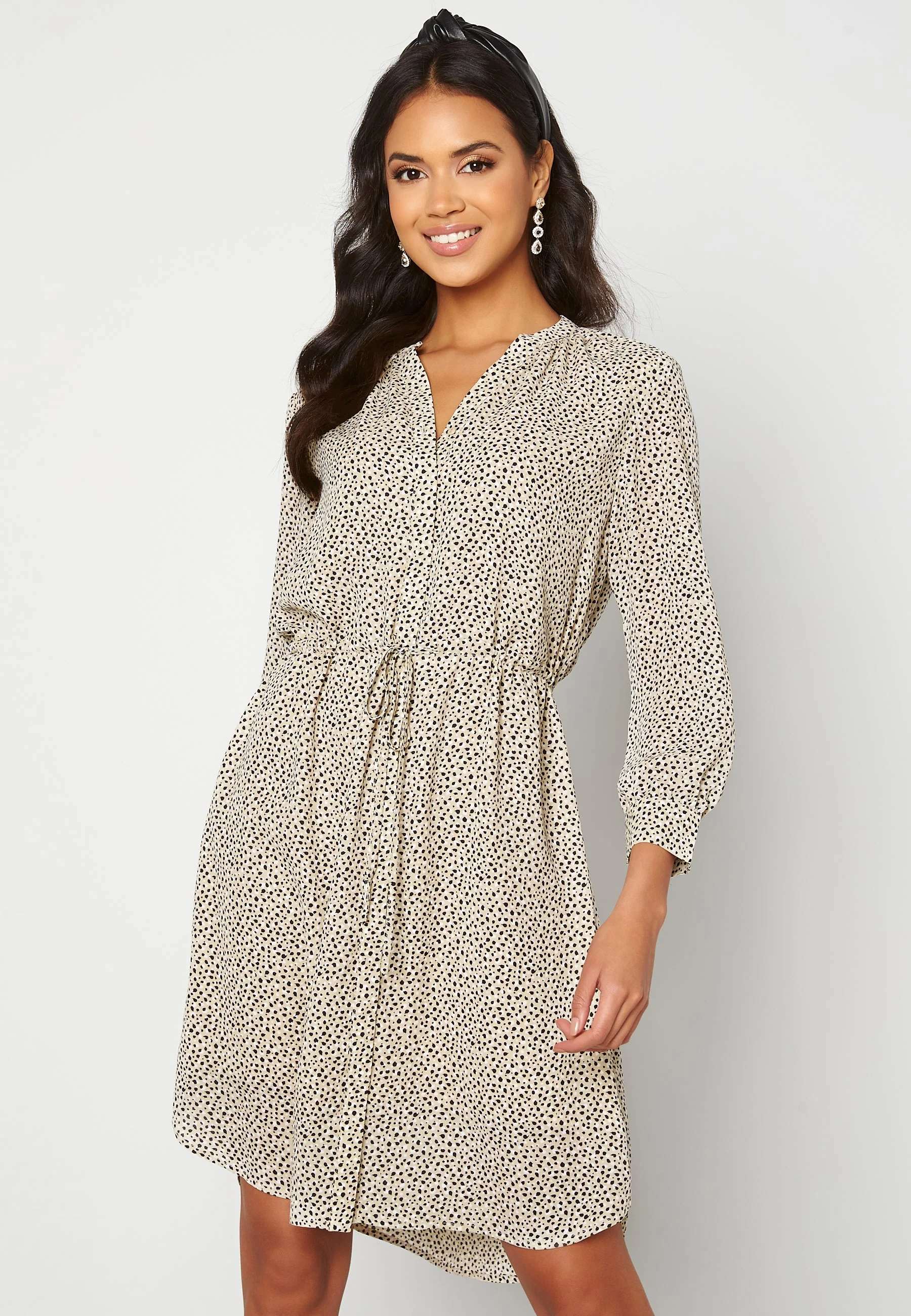 Damina 7/8 Print Dress