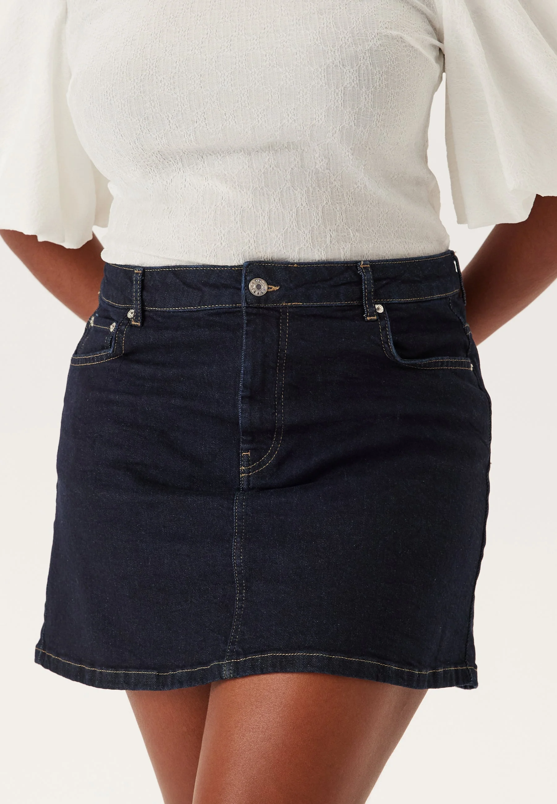 Denim Mini Skirt - Image 9
