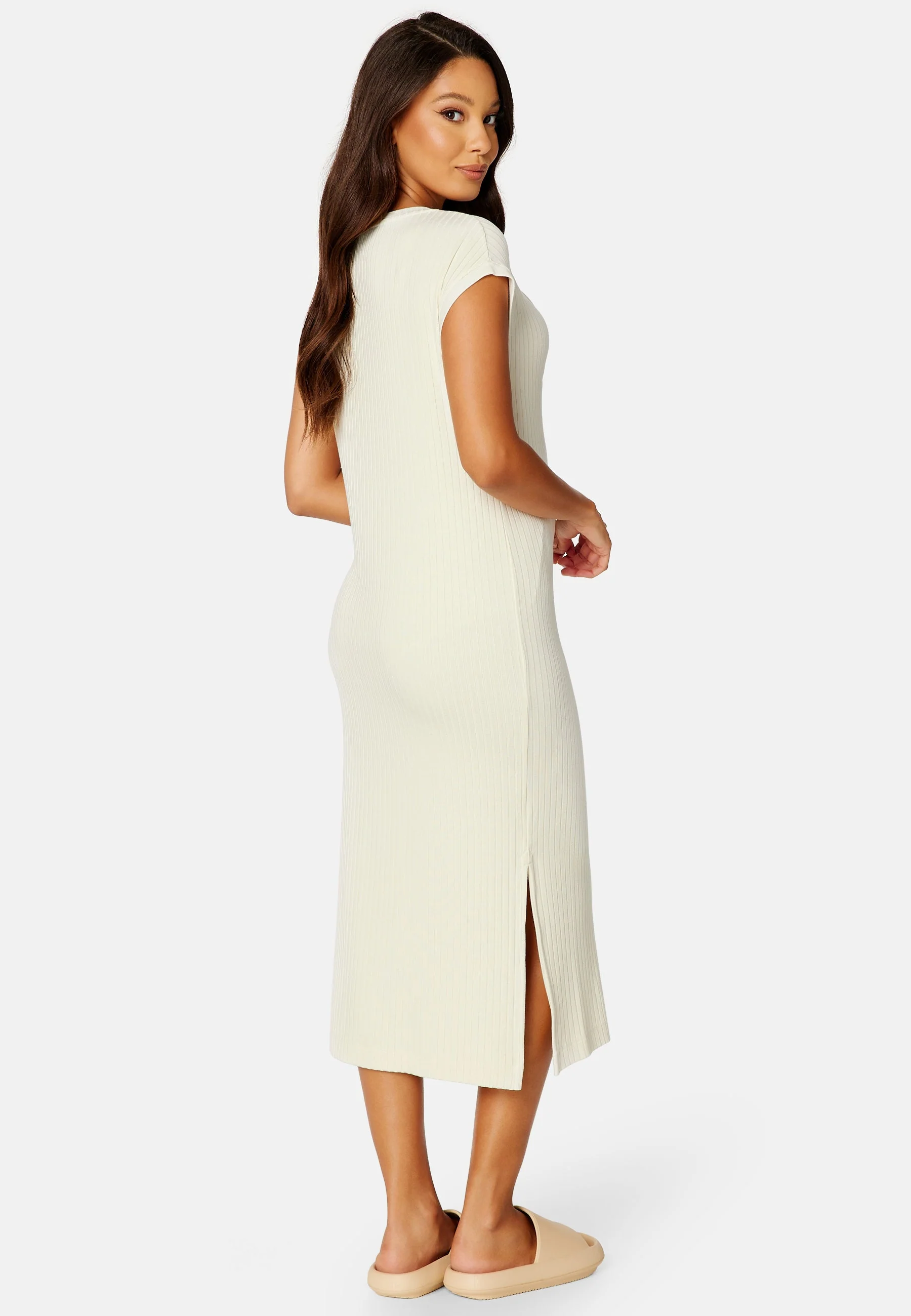 Detail Slit Jersey Dress - Image 2