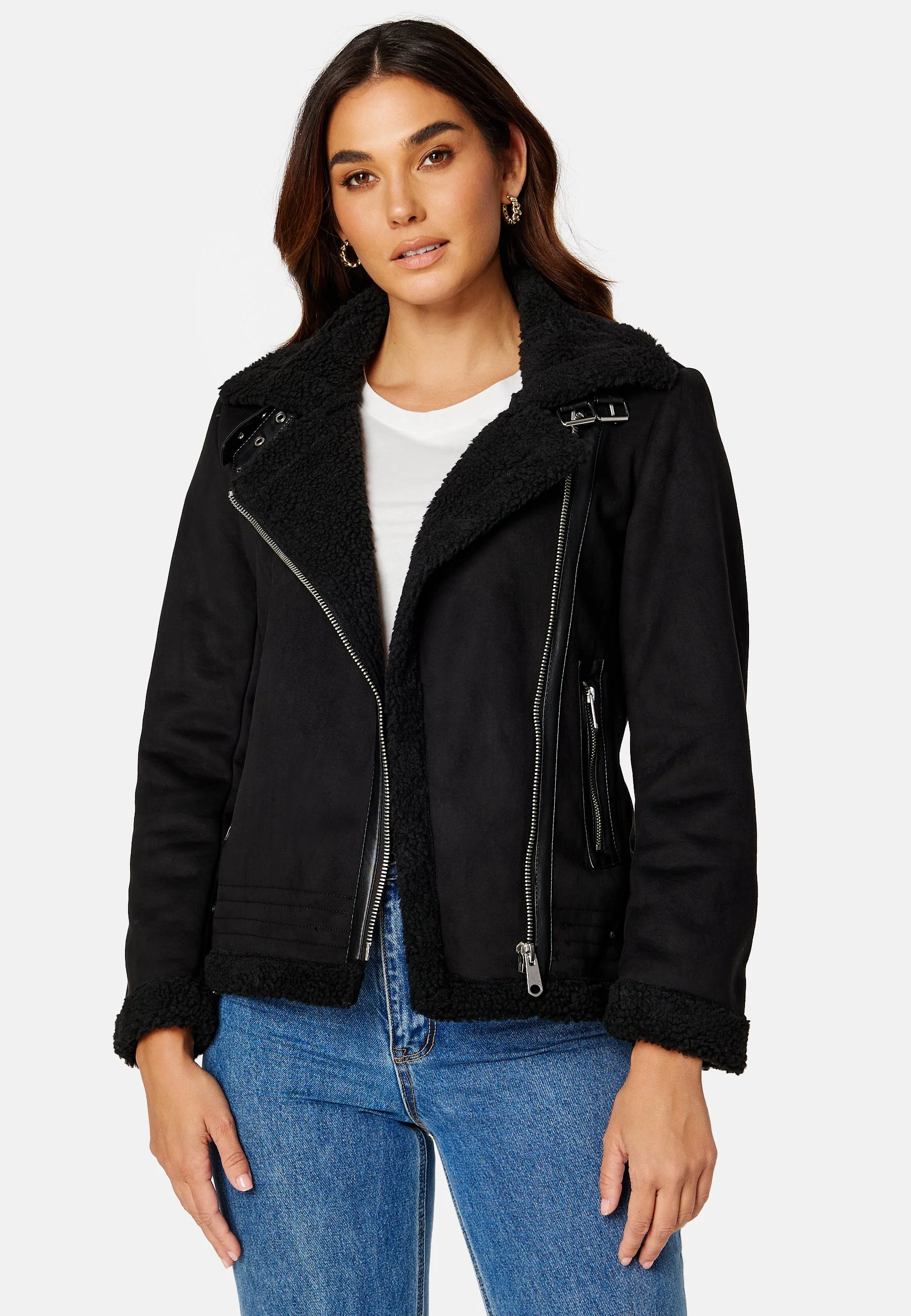 Diana Bonded Aviator Jacket - Image 5