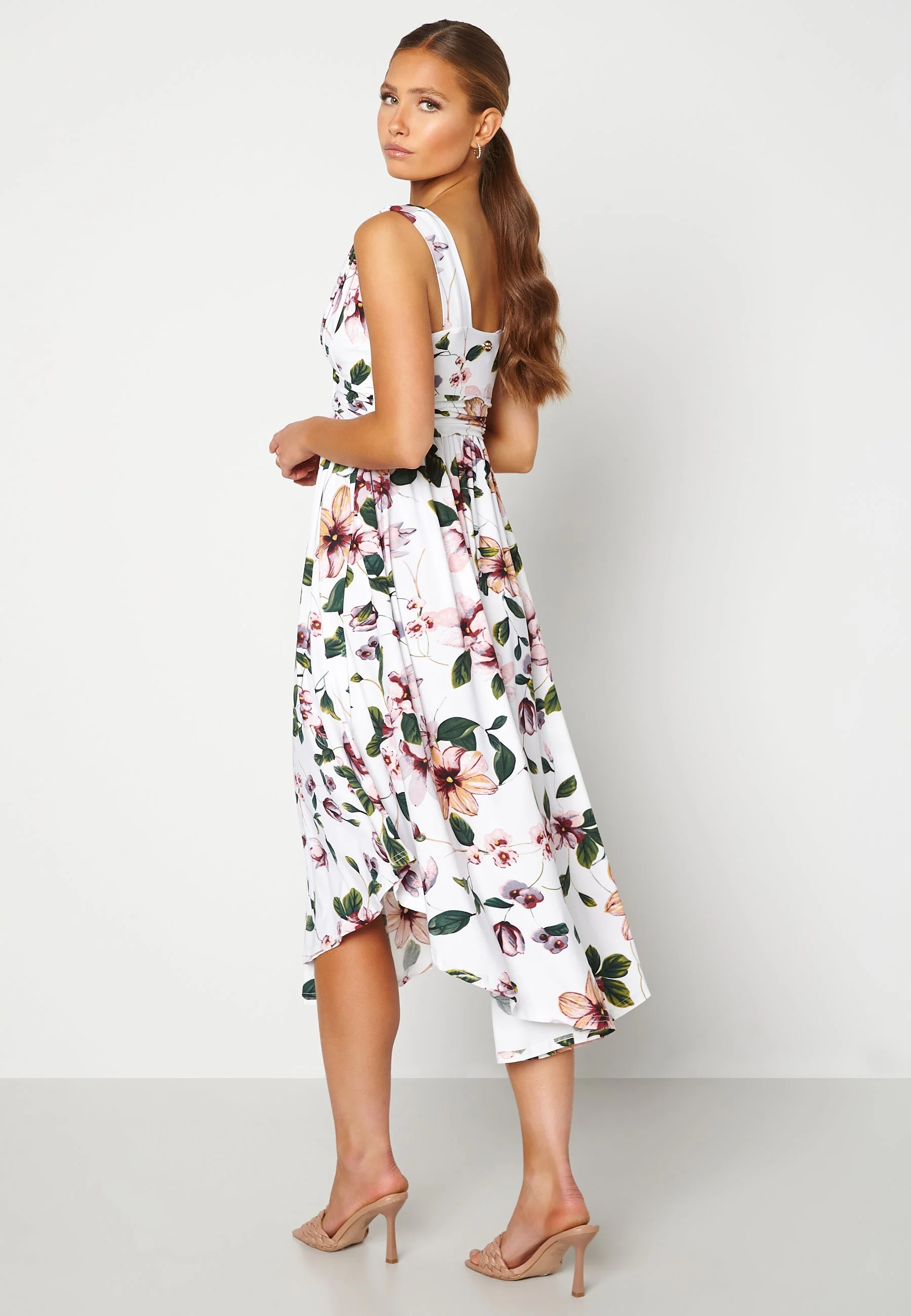 Draped Soft Midi Dress - Image 3
