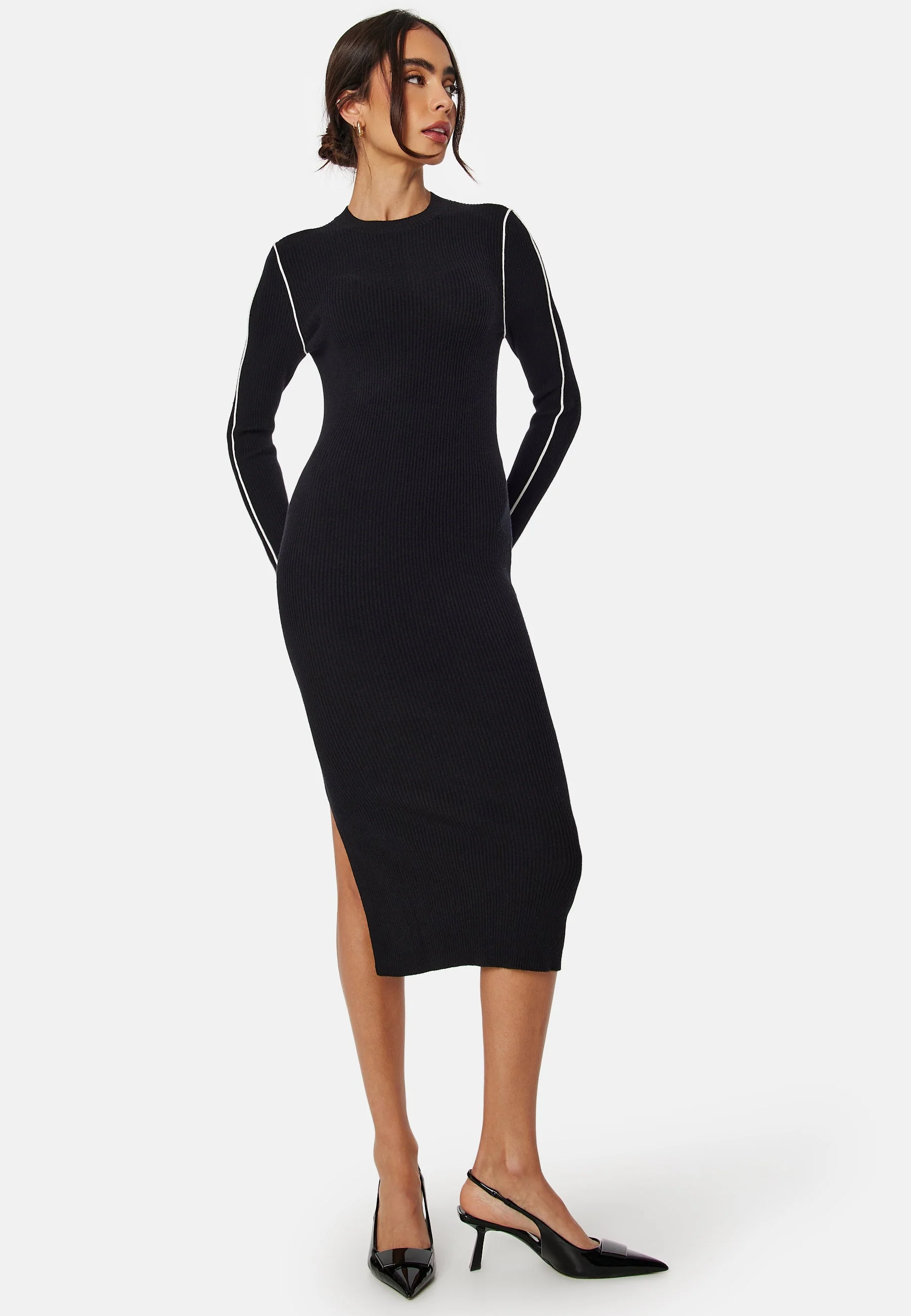 Falke Slim Piping Knit Dress - Image 2