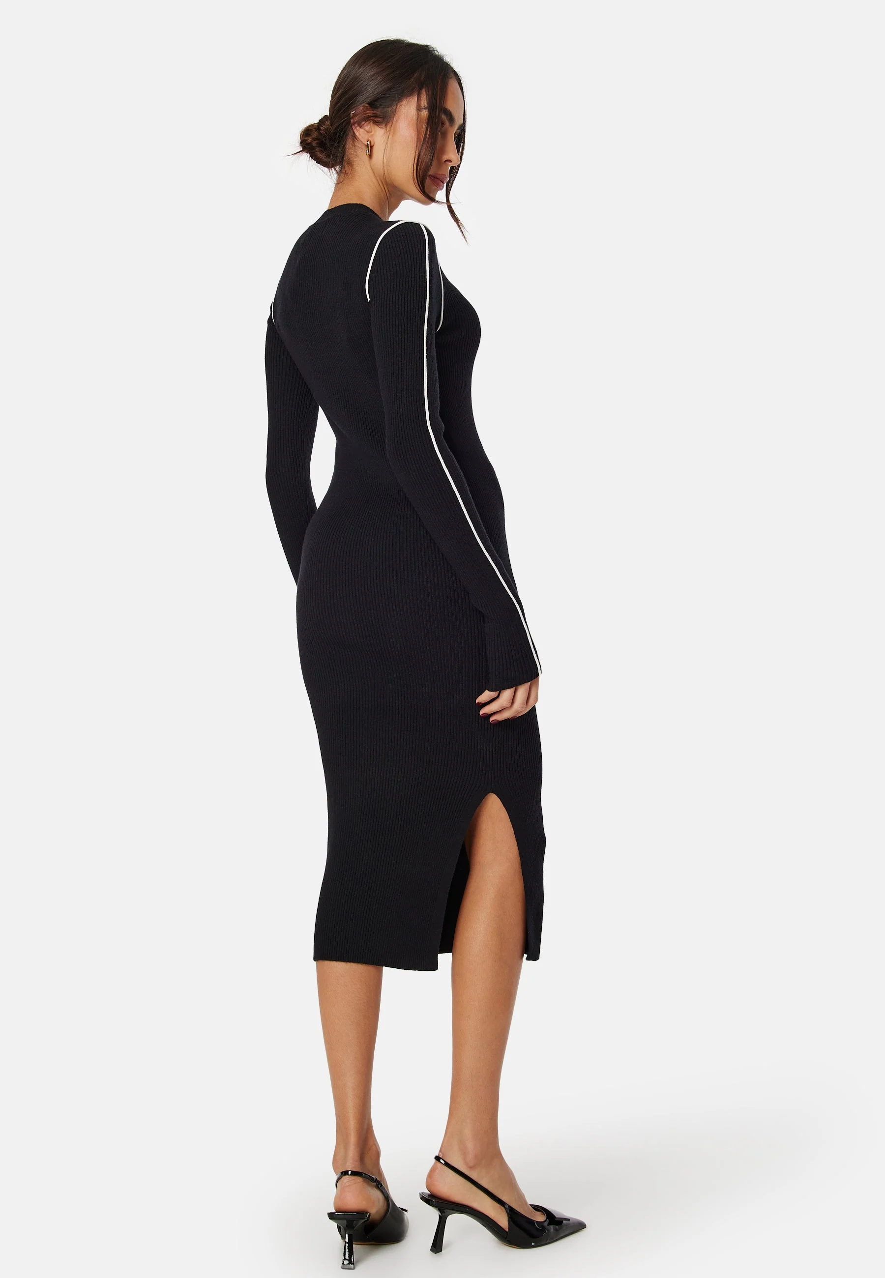 Falke Slim Piping Knit Dress - Image 3