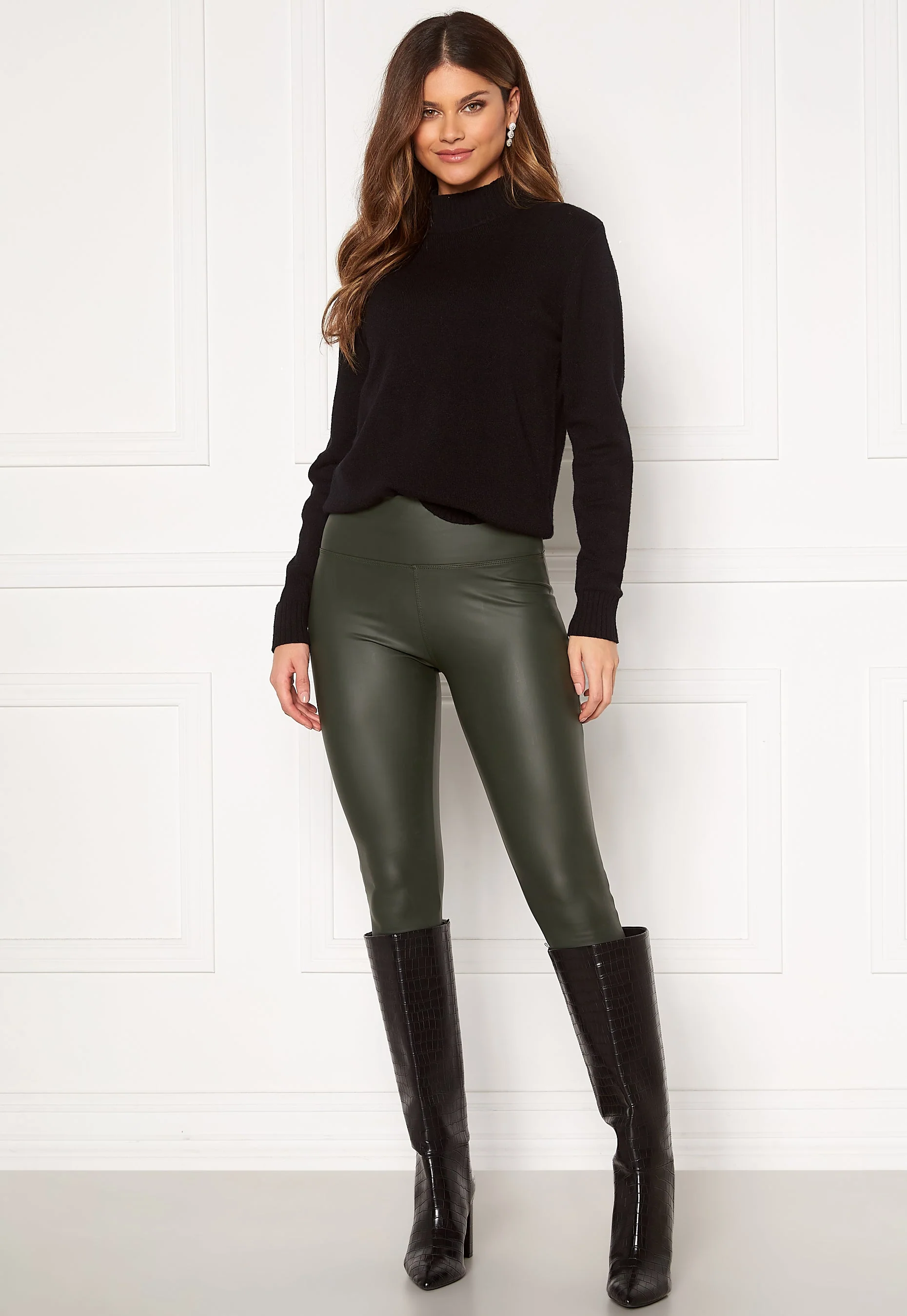 Faux Leather PU Legging - Image 2