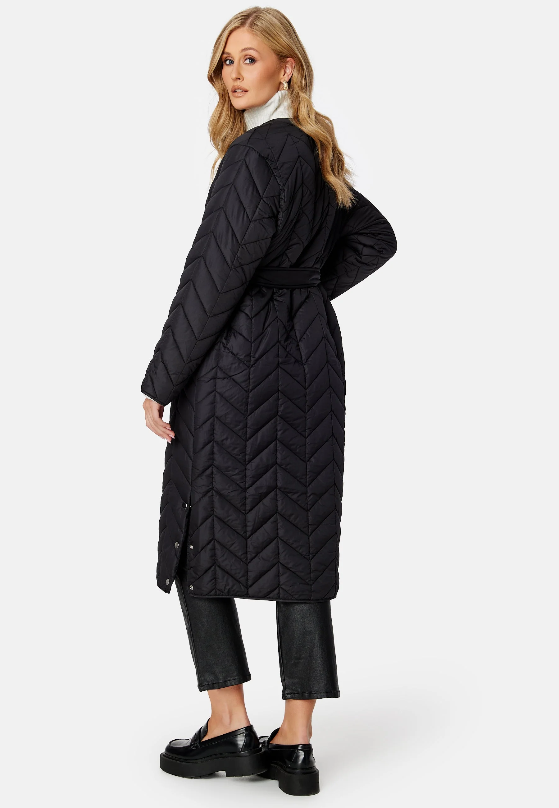 Fawn Long Quilted Jacket - Image 3