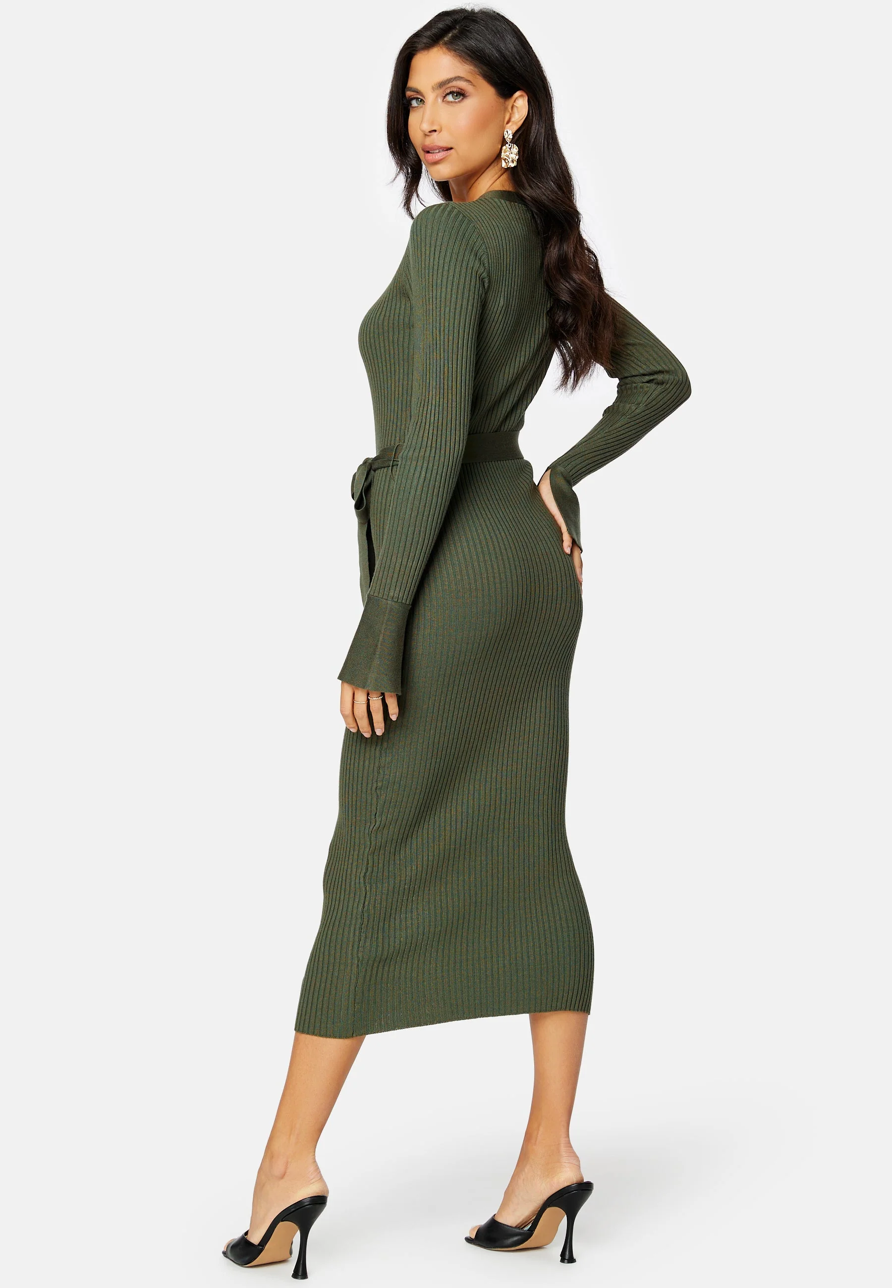 Fine Knitted Cardigan Dress - Image 2
