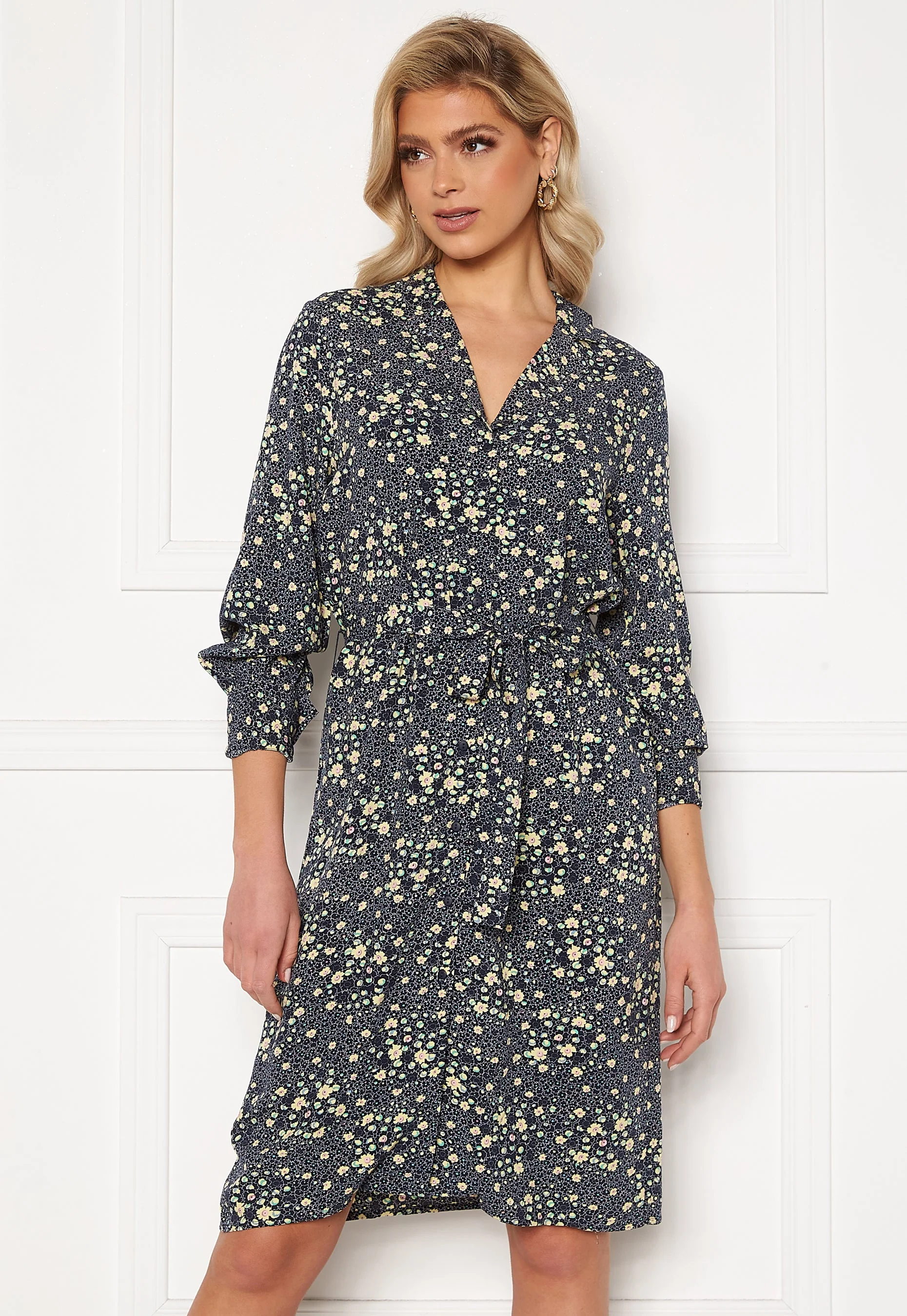 Fiona L/S Short Dress