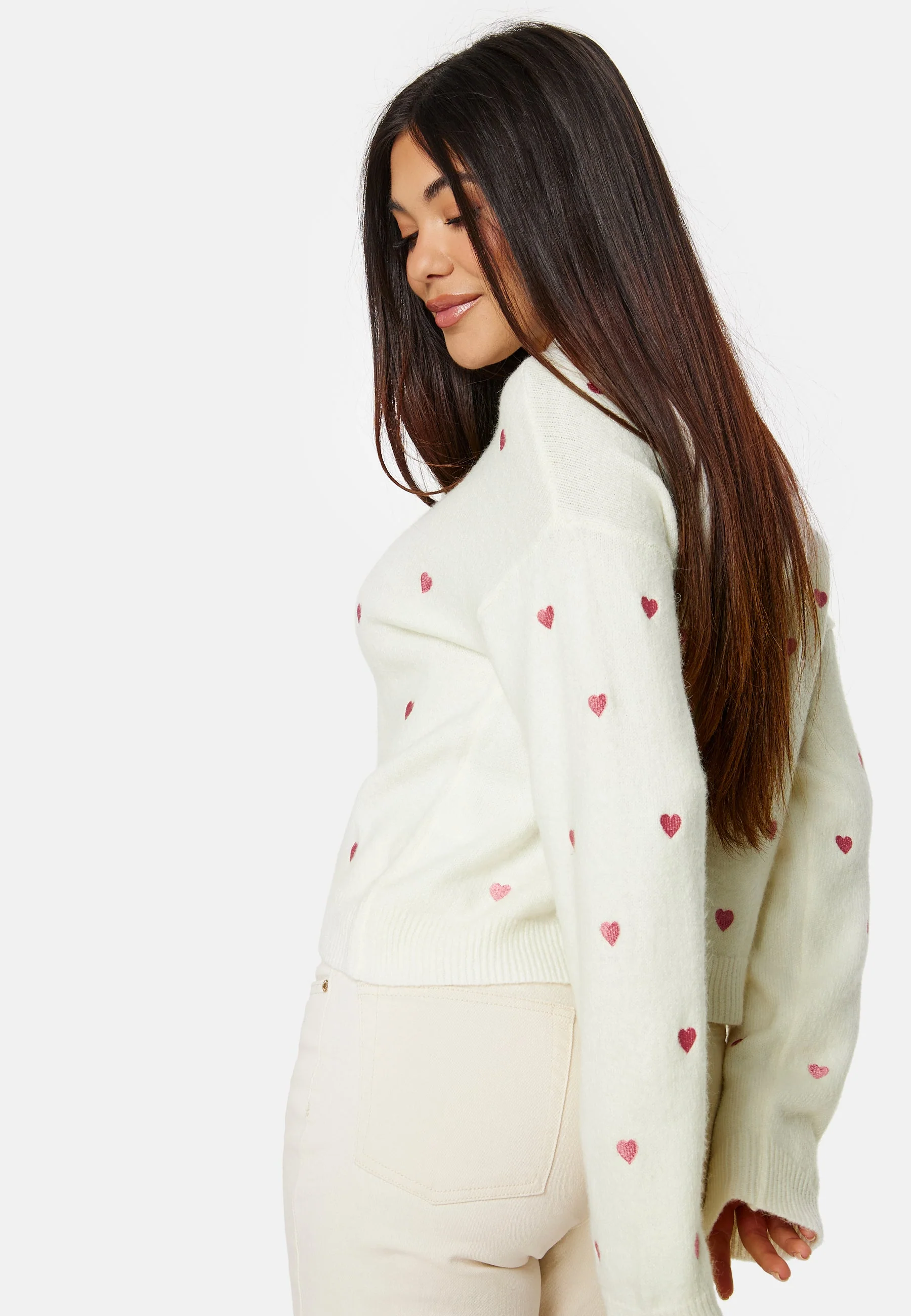 Flira EMB High Neck Knit - Image 3