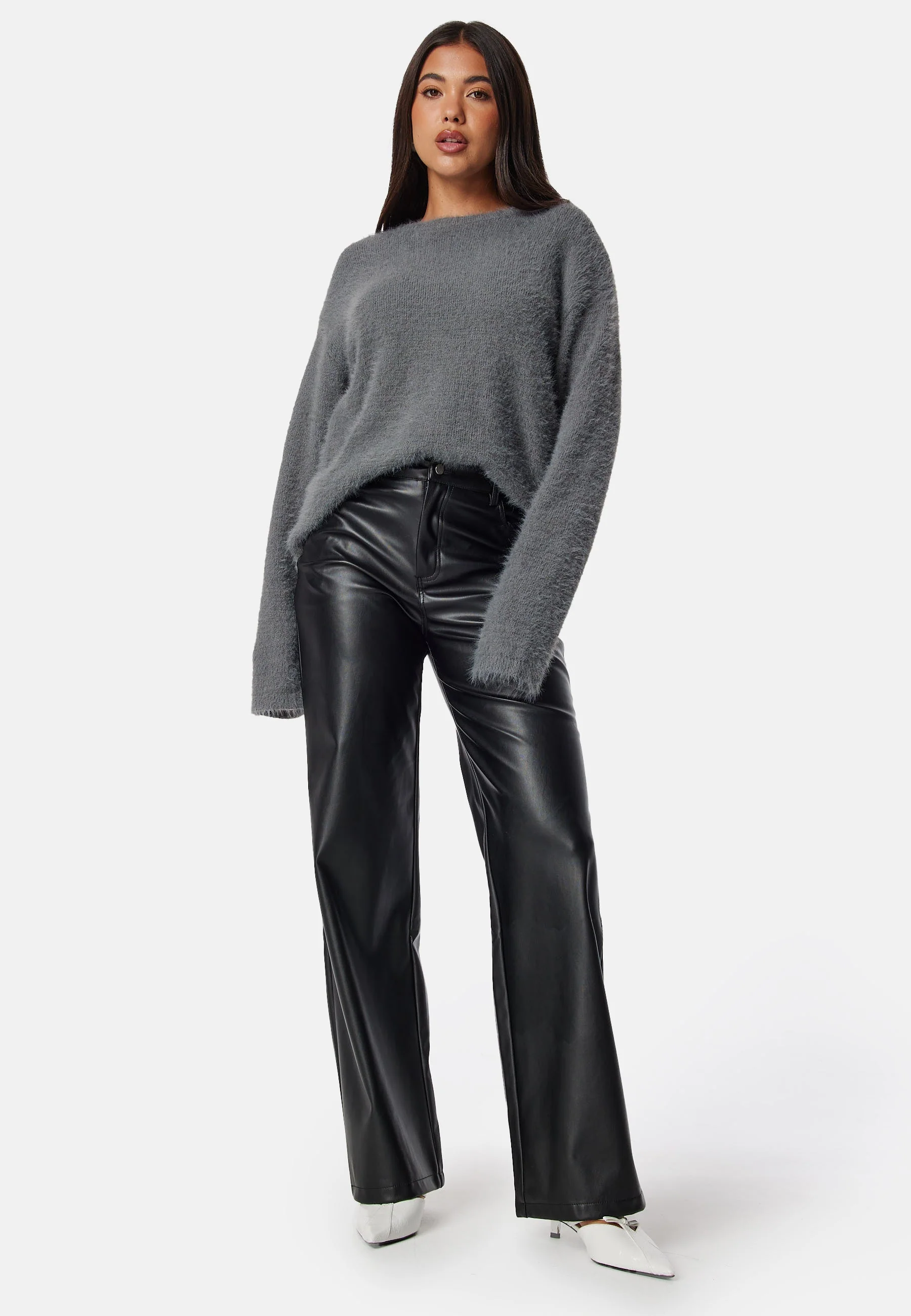 Fluffy Knitted Sweater - Image 4