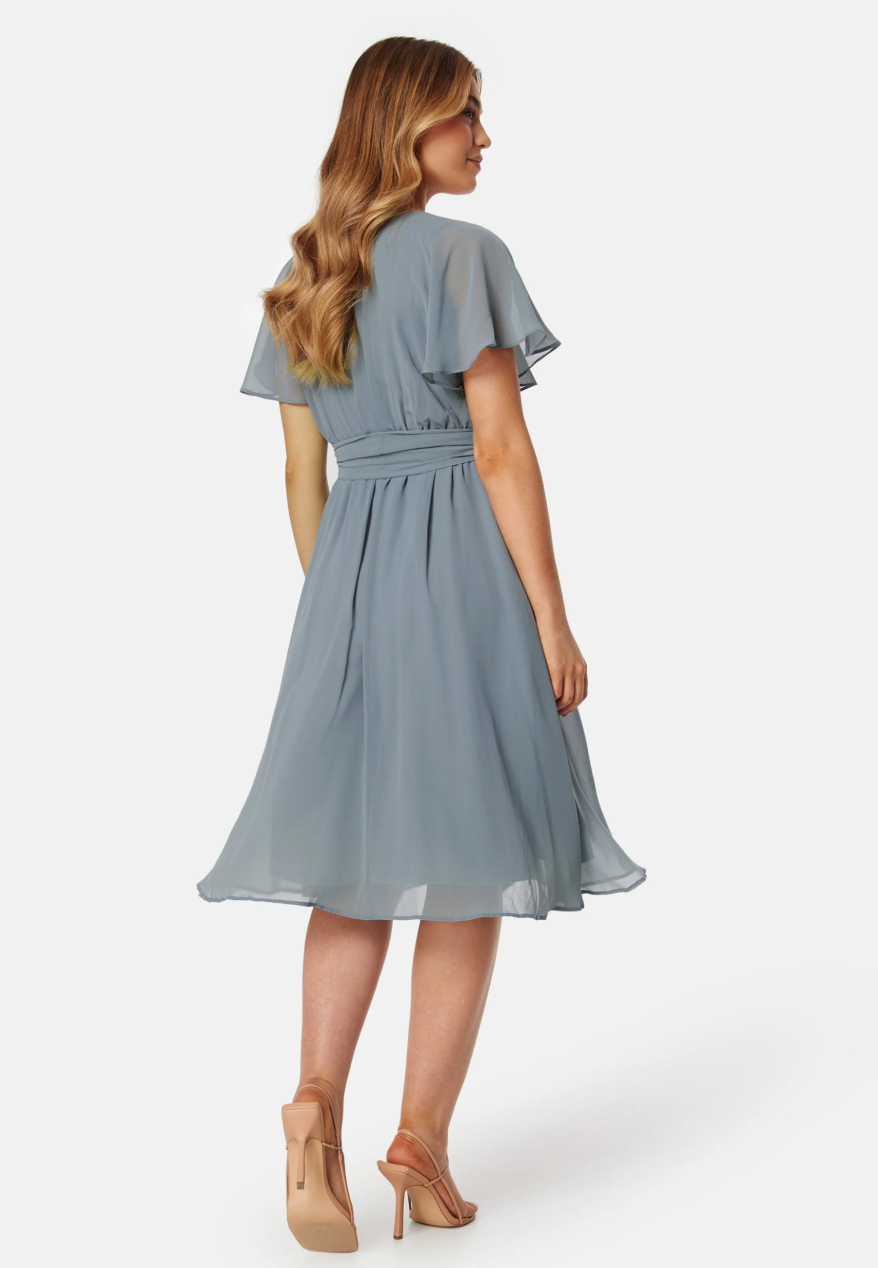 Flutter Chiffon Midi Dress - Image 2