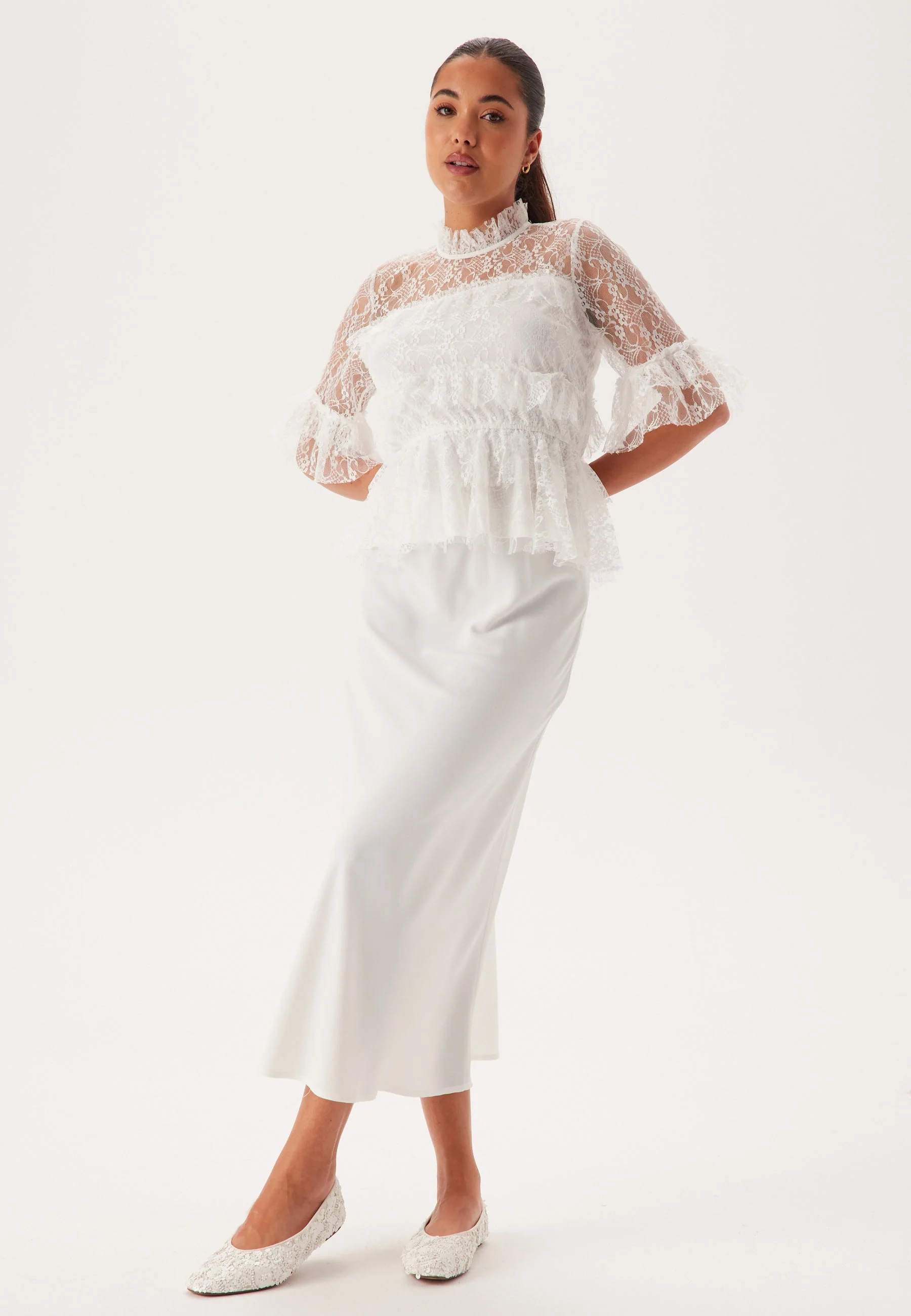 Frill Lace Blouse - Image 3