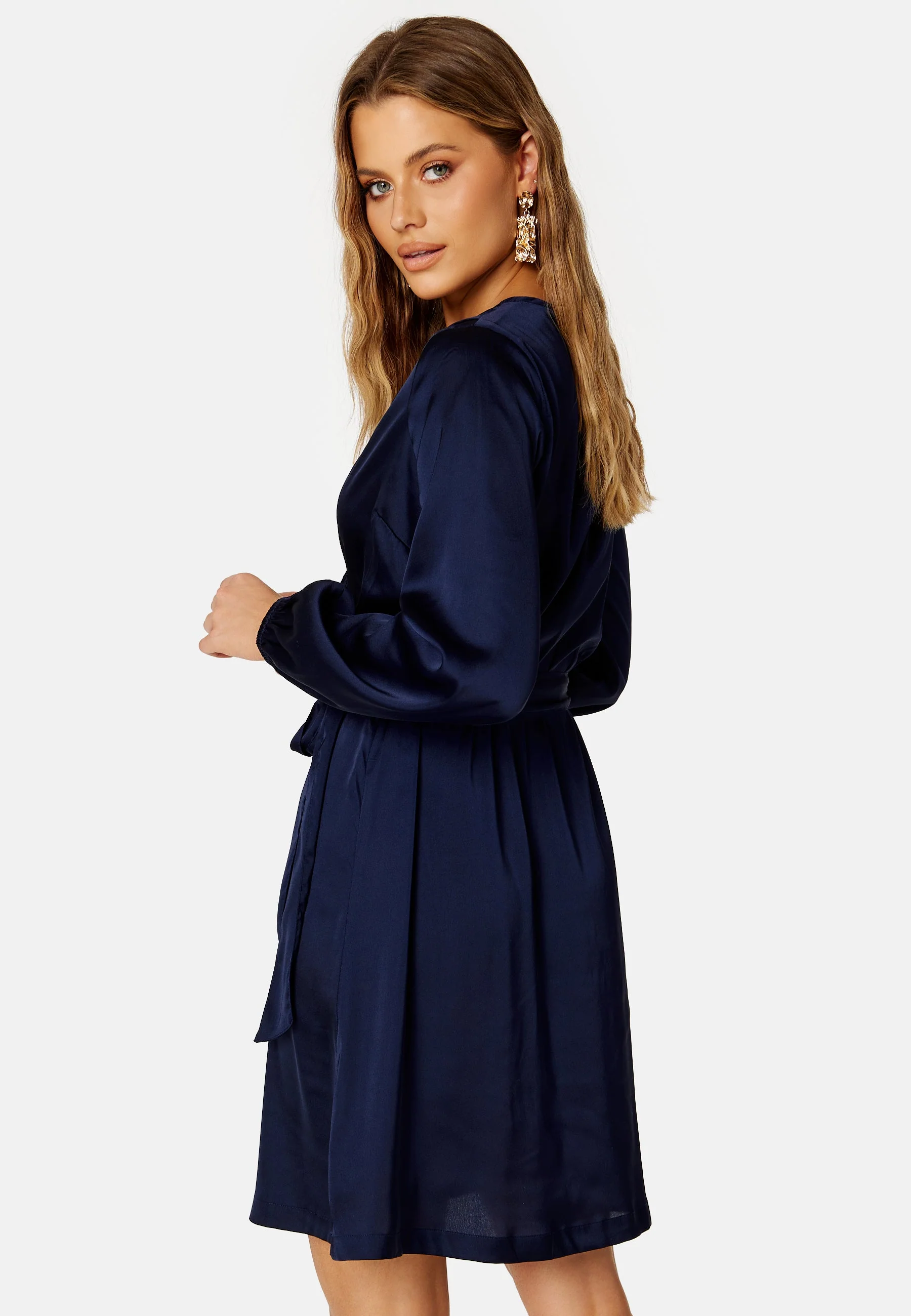 Gisele Satin Dress - Image 4