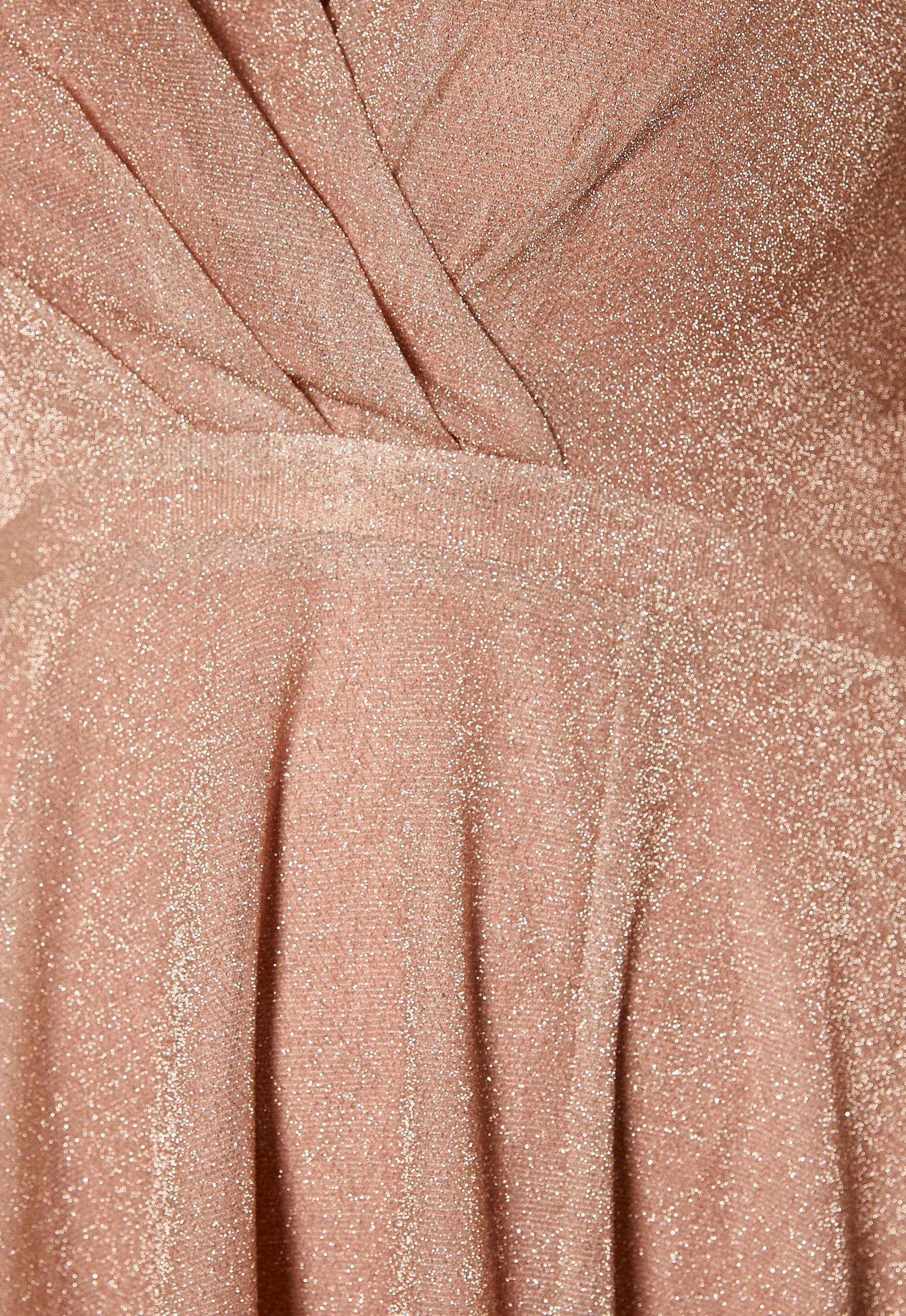 Glitter Wrap Front Maxi Curve Dress With Split - Image 7