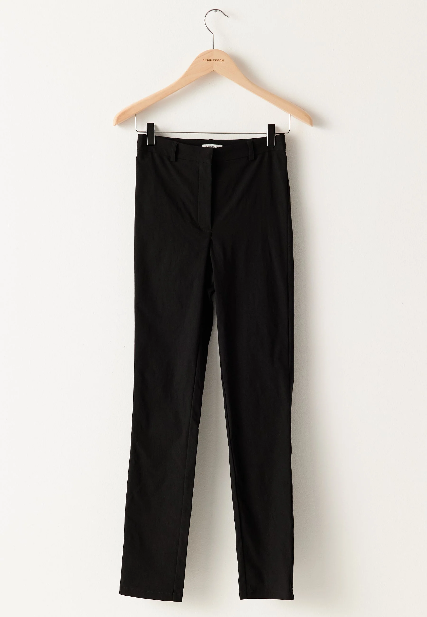 High Waist Stretchy Cropped Slit Trousers - Image 5
