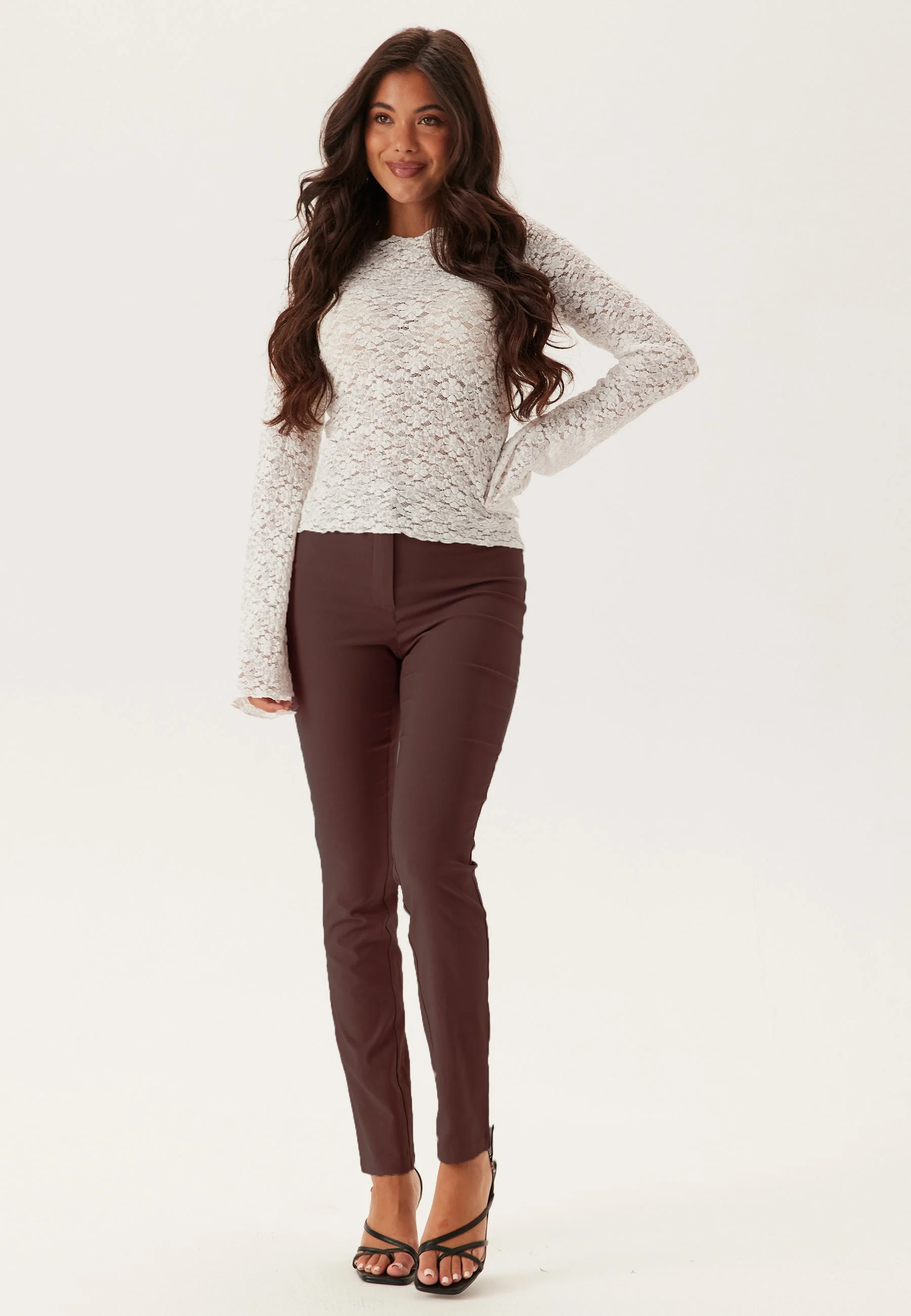 High Waist Stretchy Trousers - Image 4