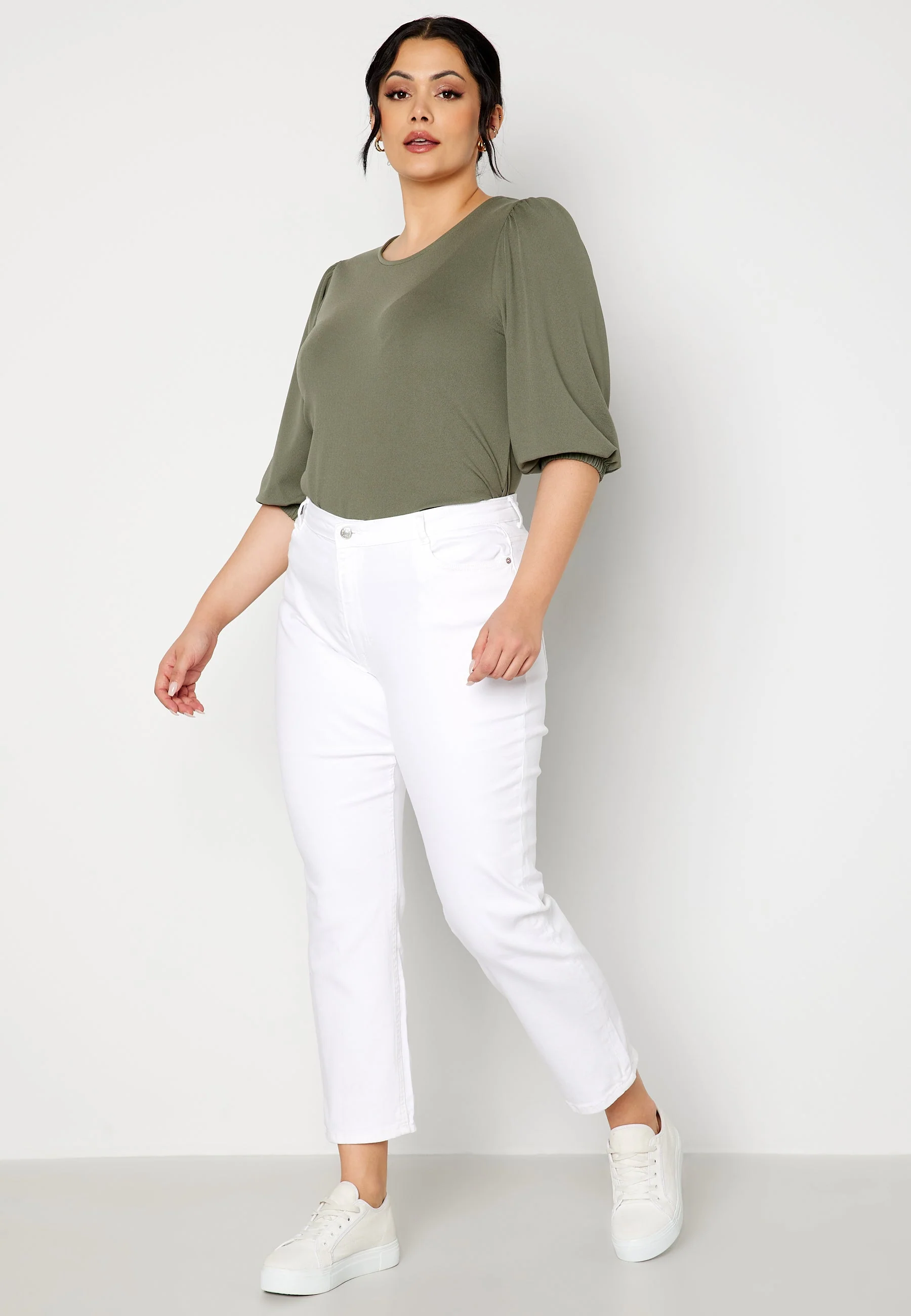 Jade puff sleeve top - Image 6