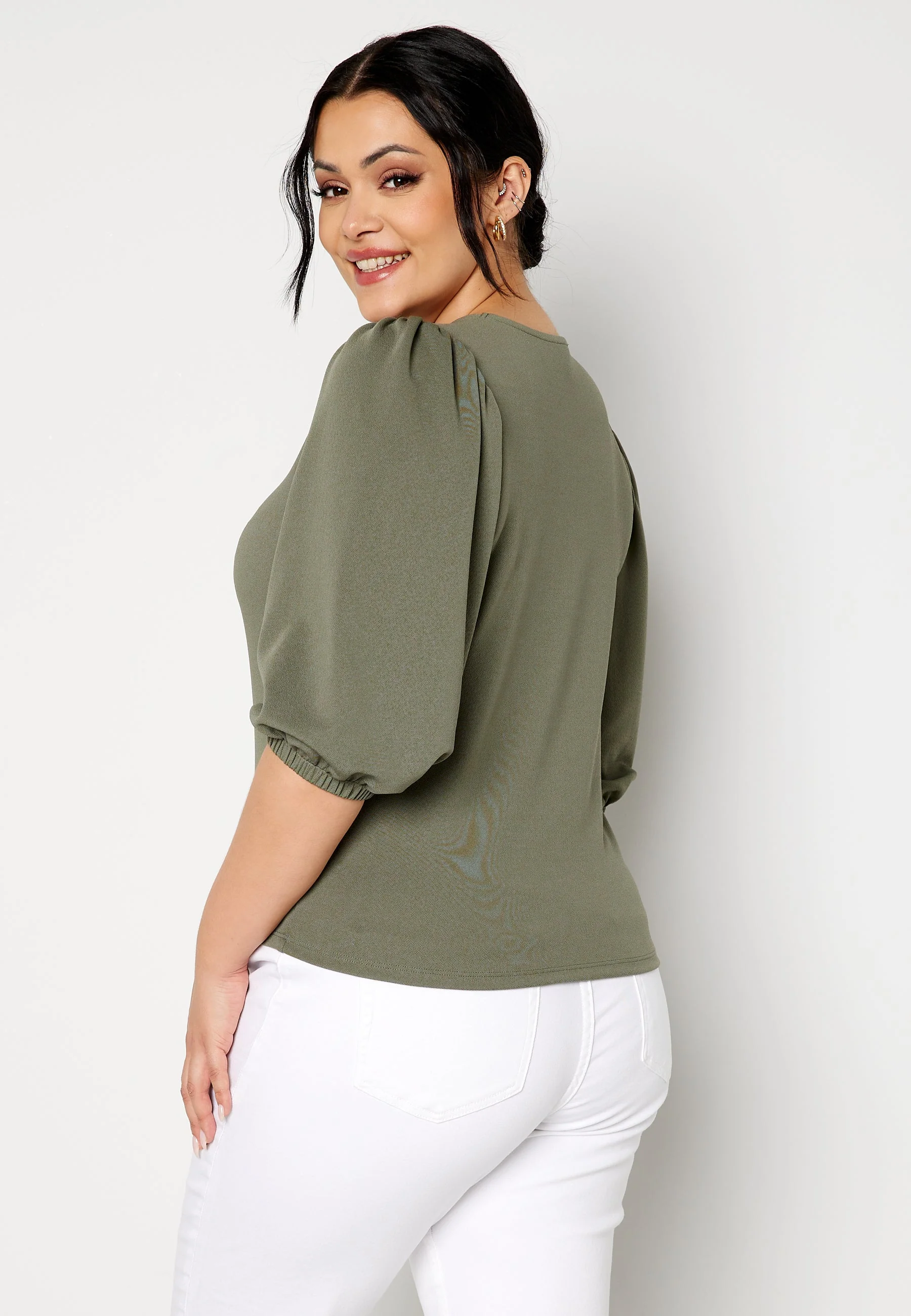 Jade puff sleeve top - Image 7