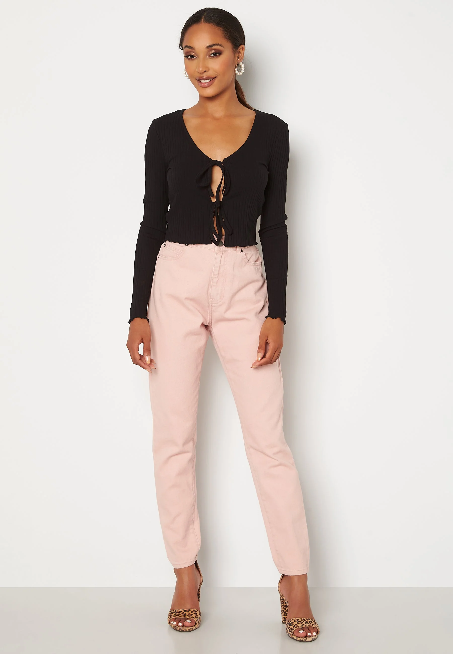 Jeanett Life L/S Cardigan Box Top - Image 2