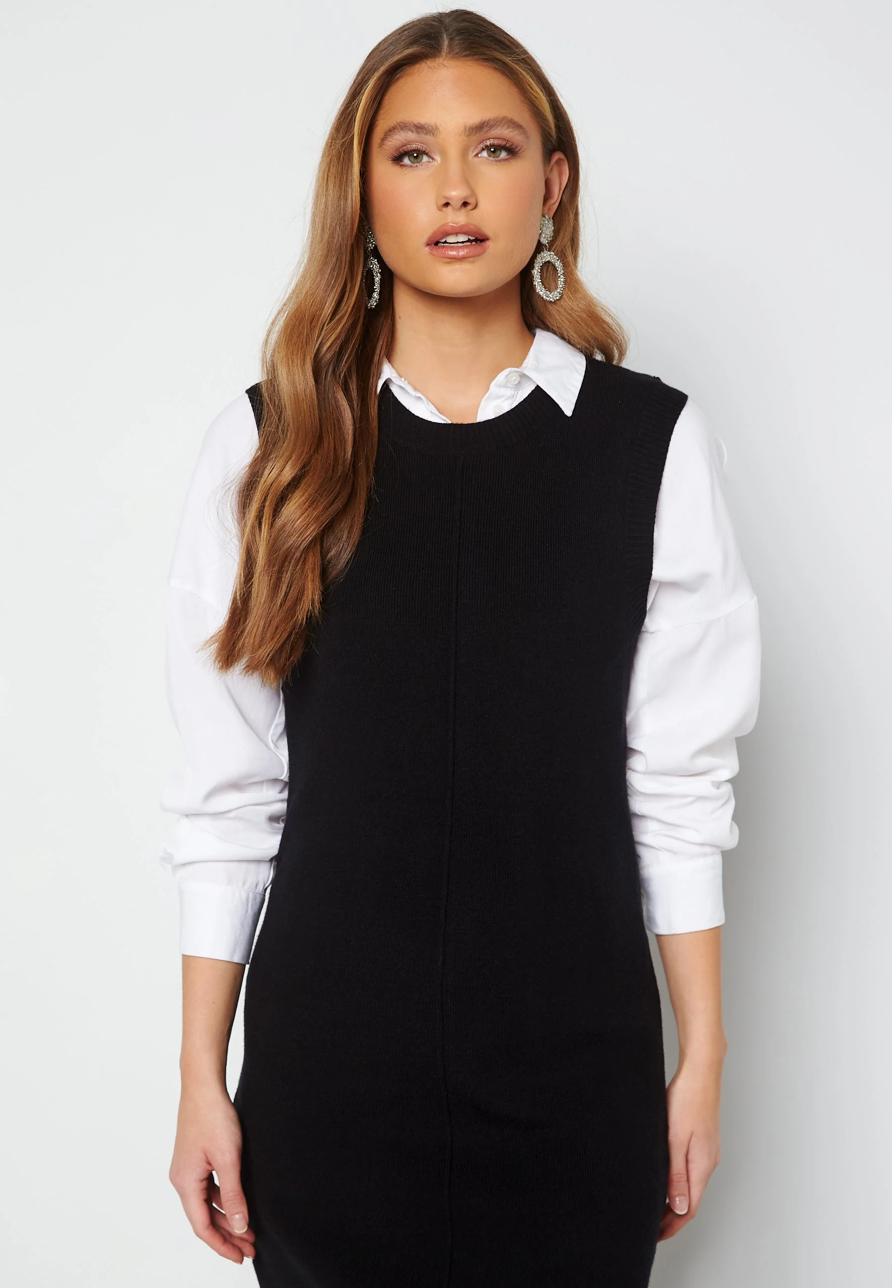 Jolene fine knitted vest dress - Image 3