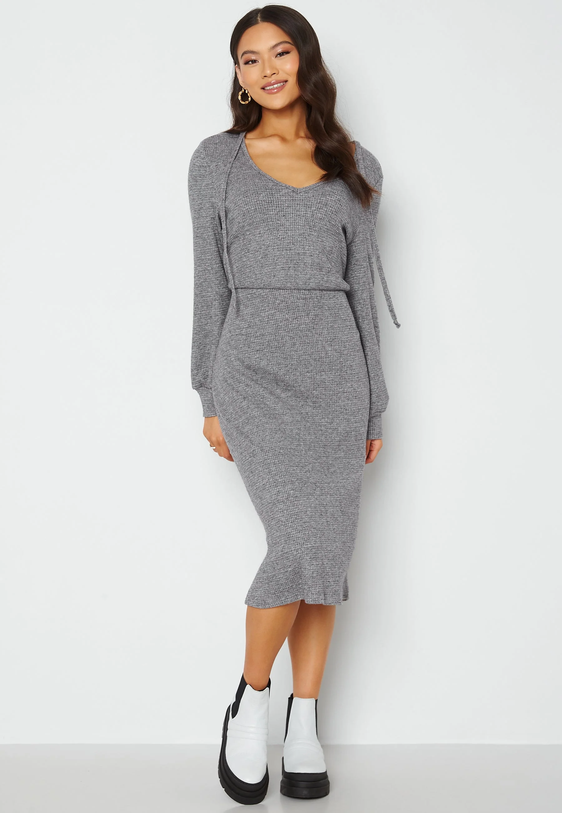 Josey rib midi dress