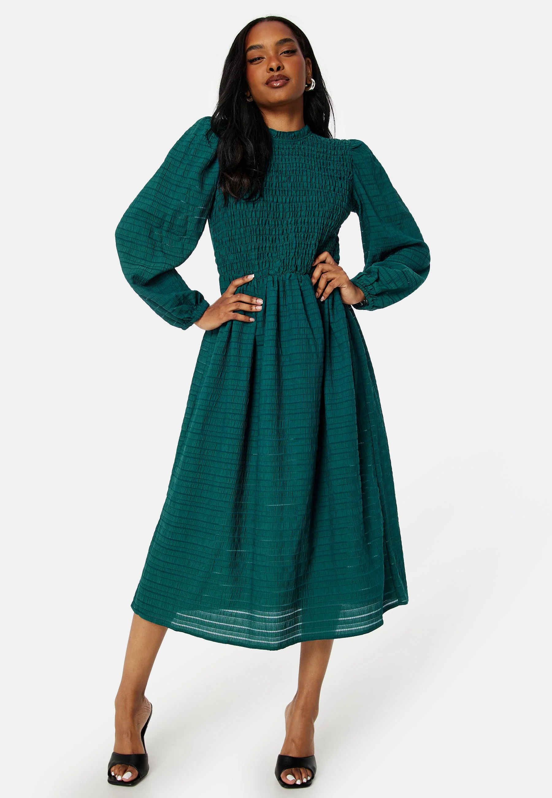 Julis LS Smock Dress