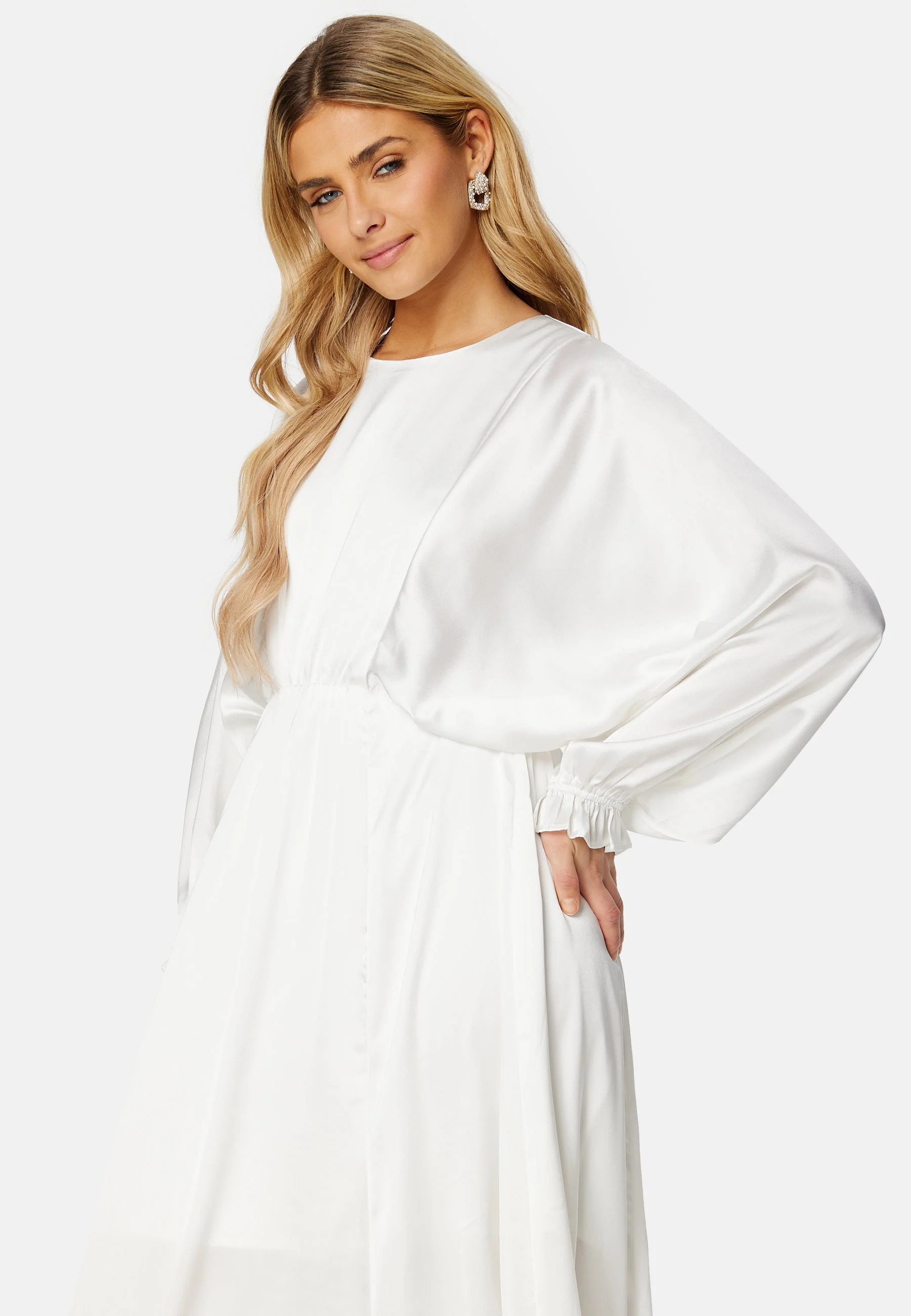 Khrista Satin Maxi Dress - Image 2