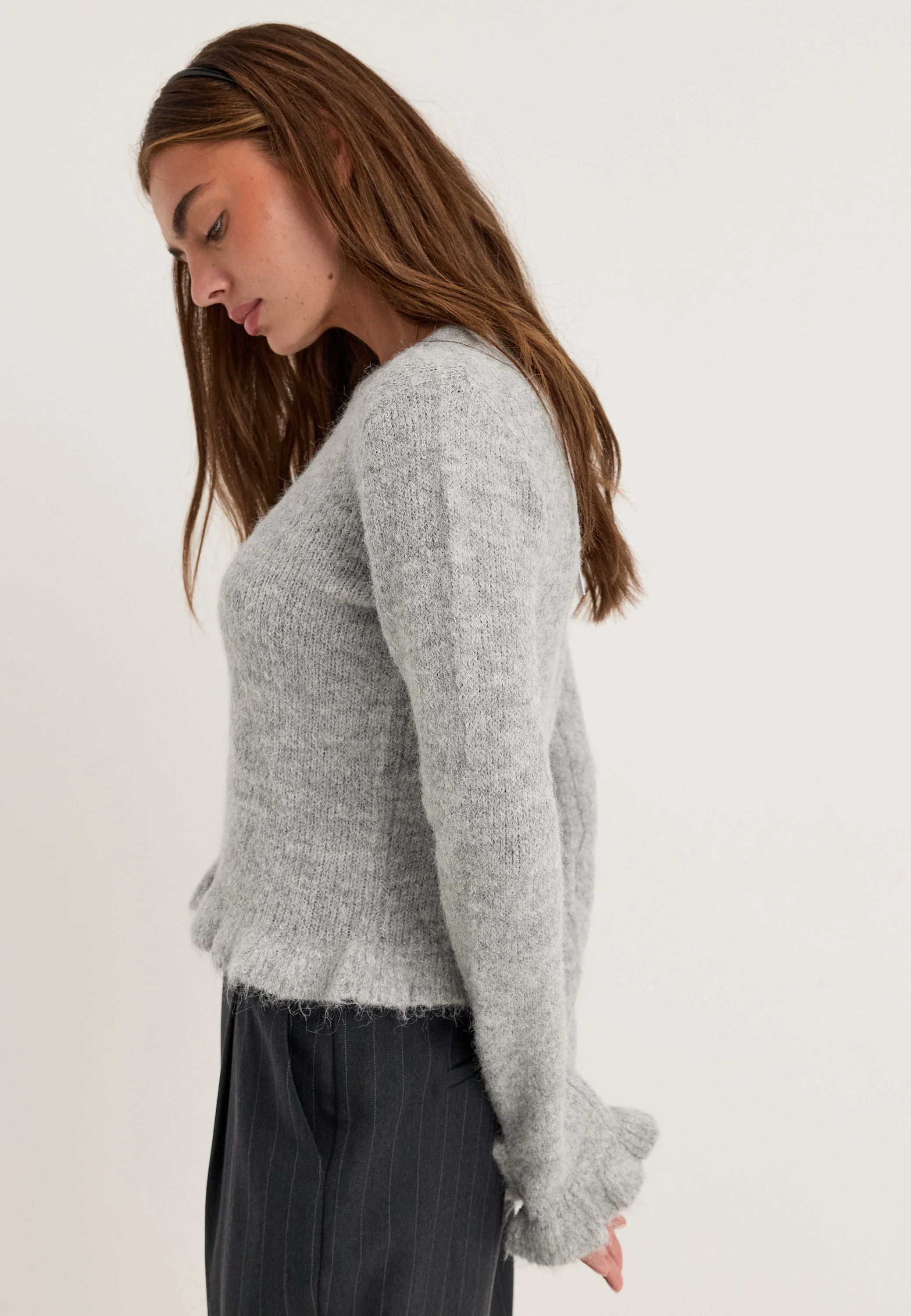 Knitted Frill Sweater - Image 2