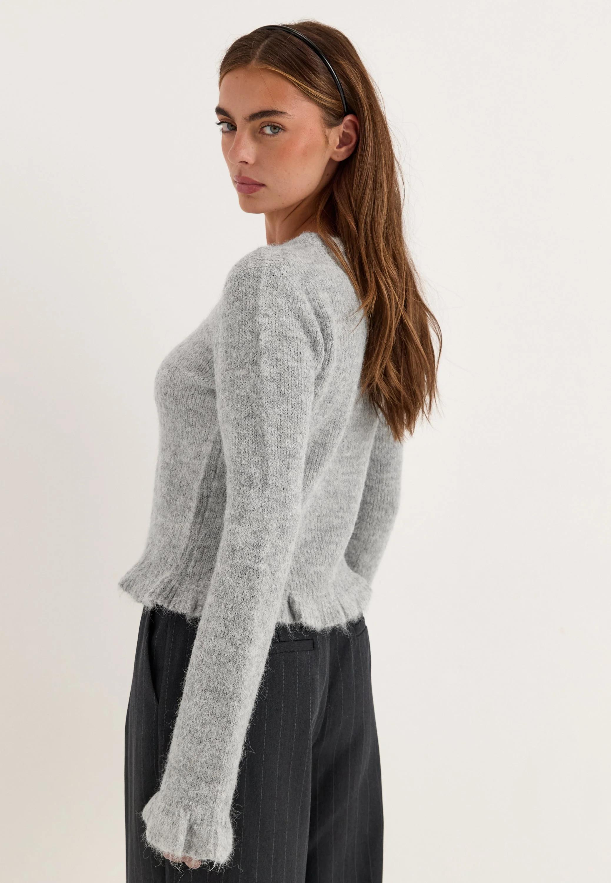 Knitted Frill Sweater - Image 4