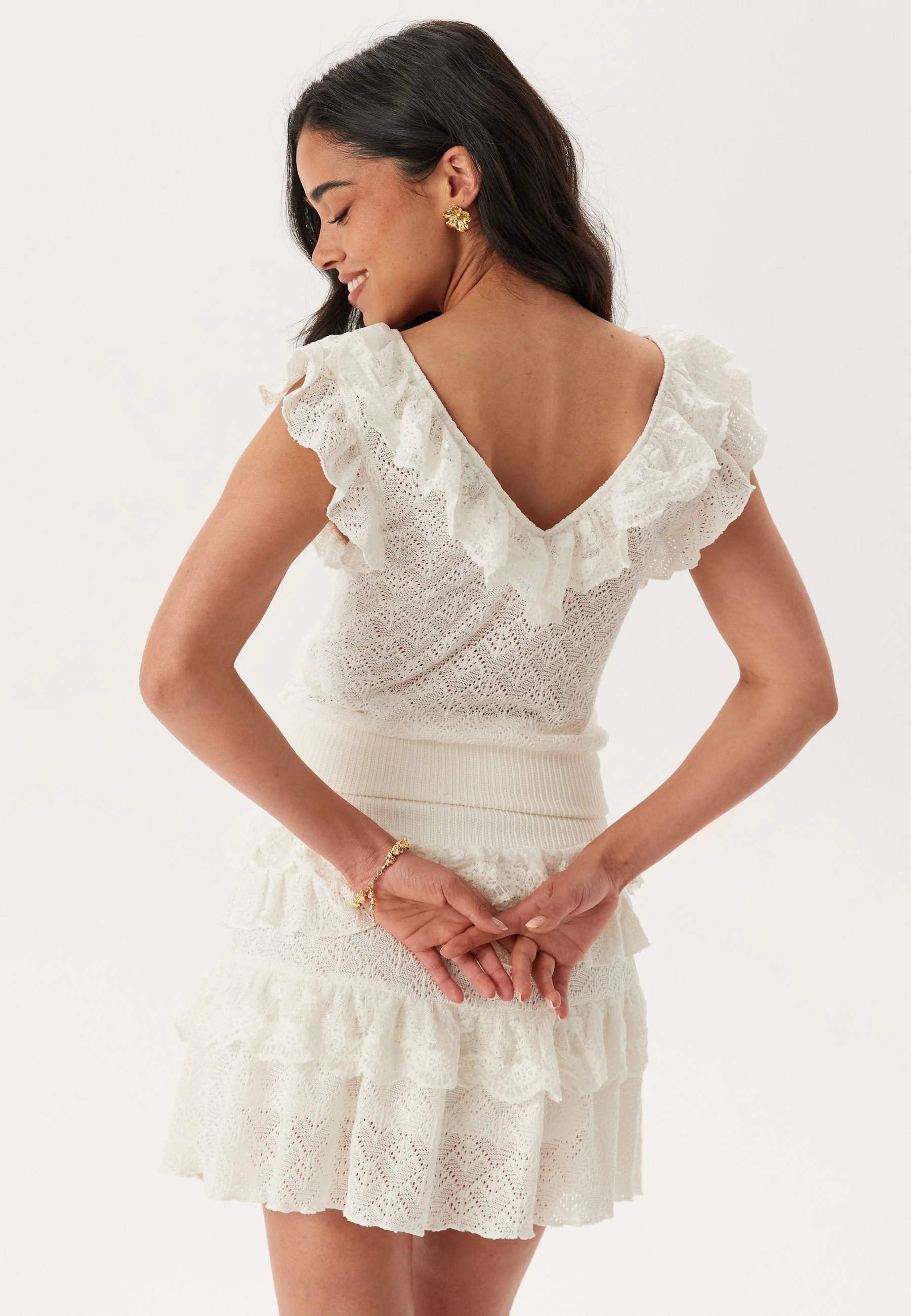 Knitted Frill Top - Image 4