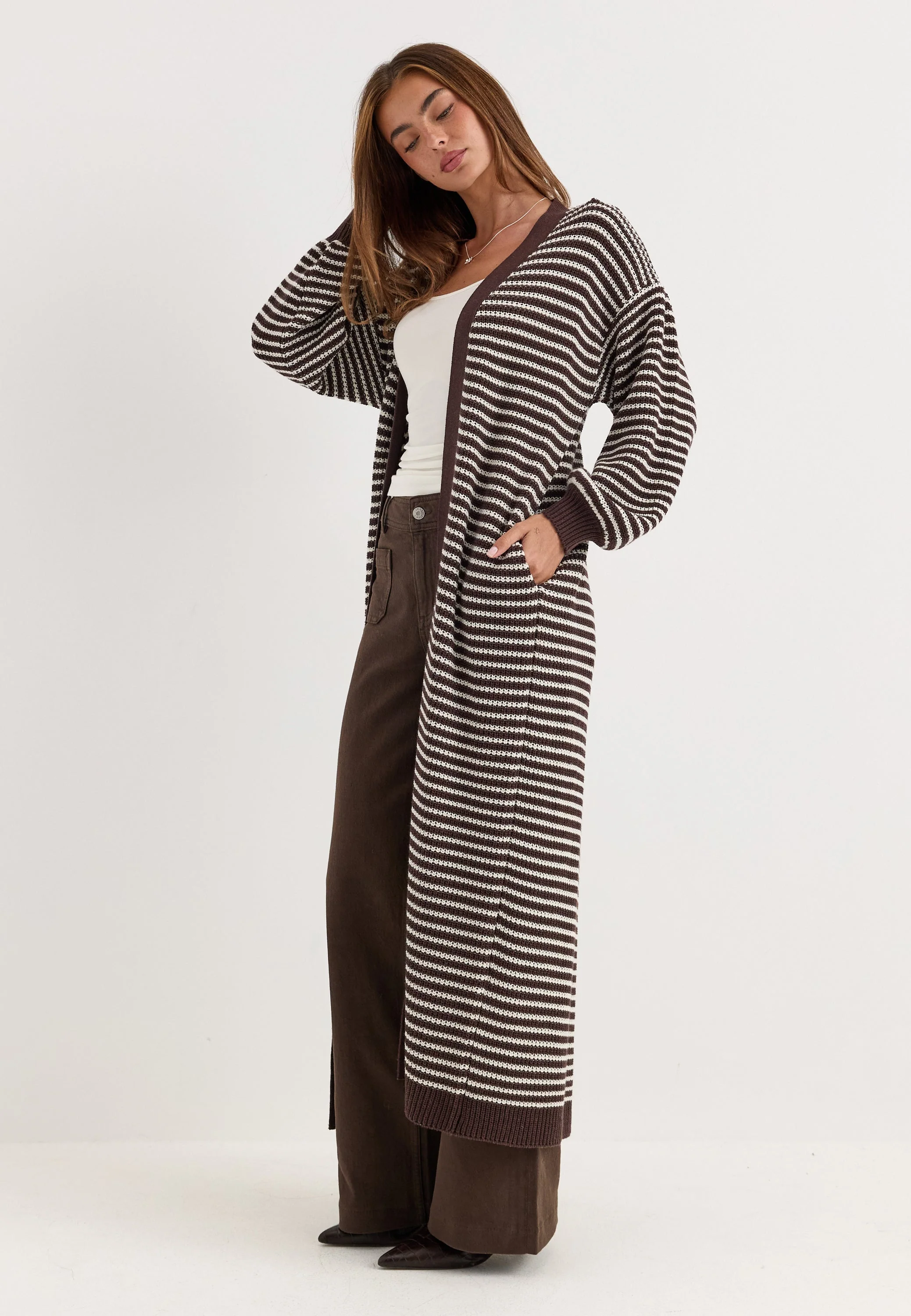 Knitted Maxi Cardigan - Image 3